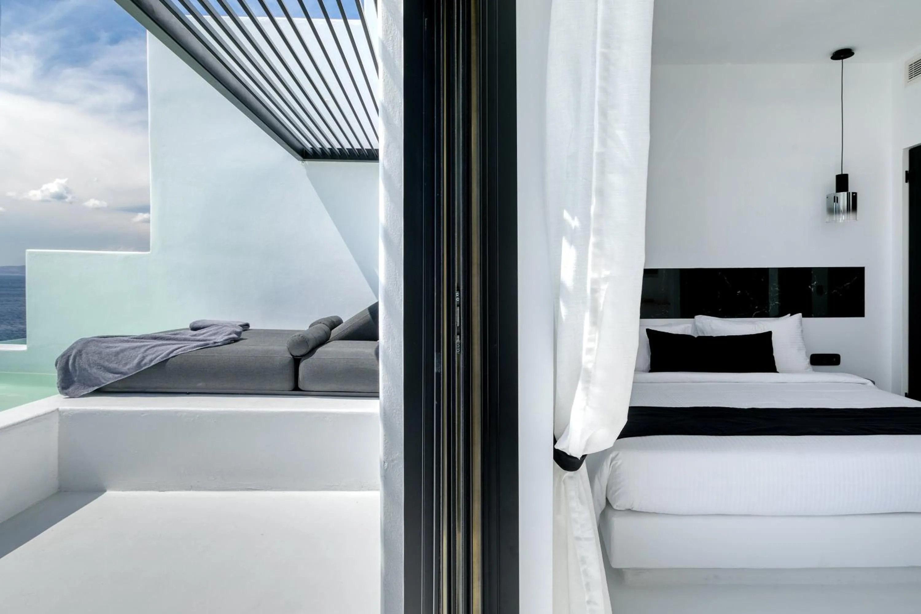 View (from property/room) in Tagoo Black Mykonos