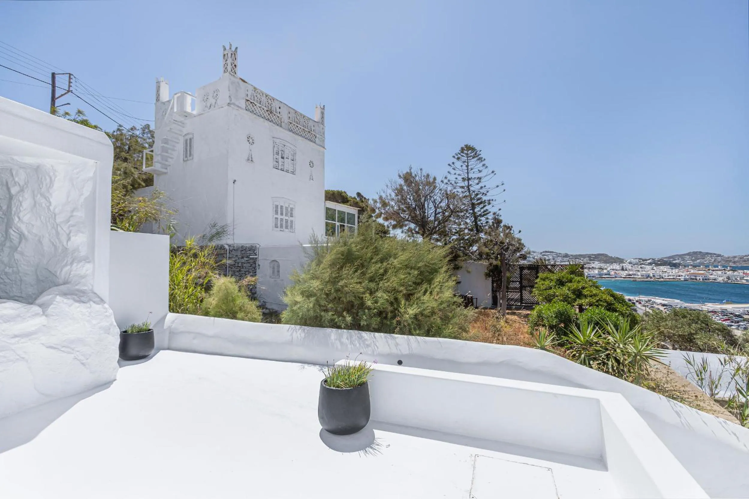 View (from property/room) in Tagoo Black Mykonos