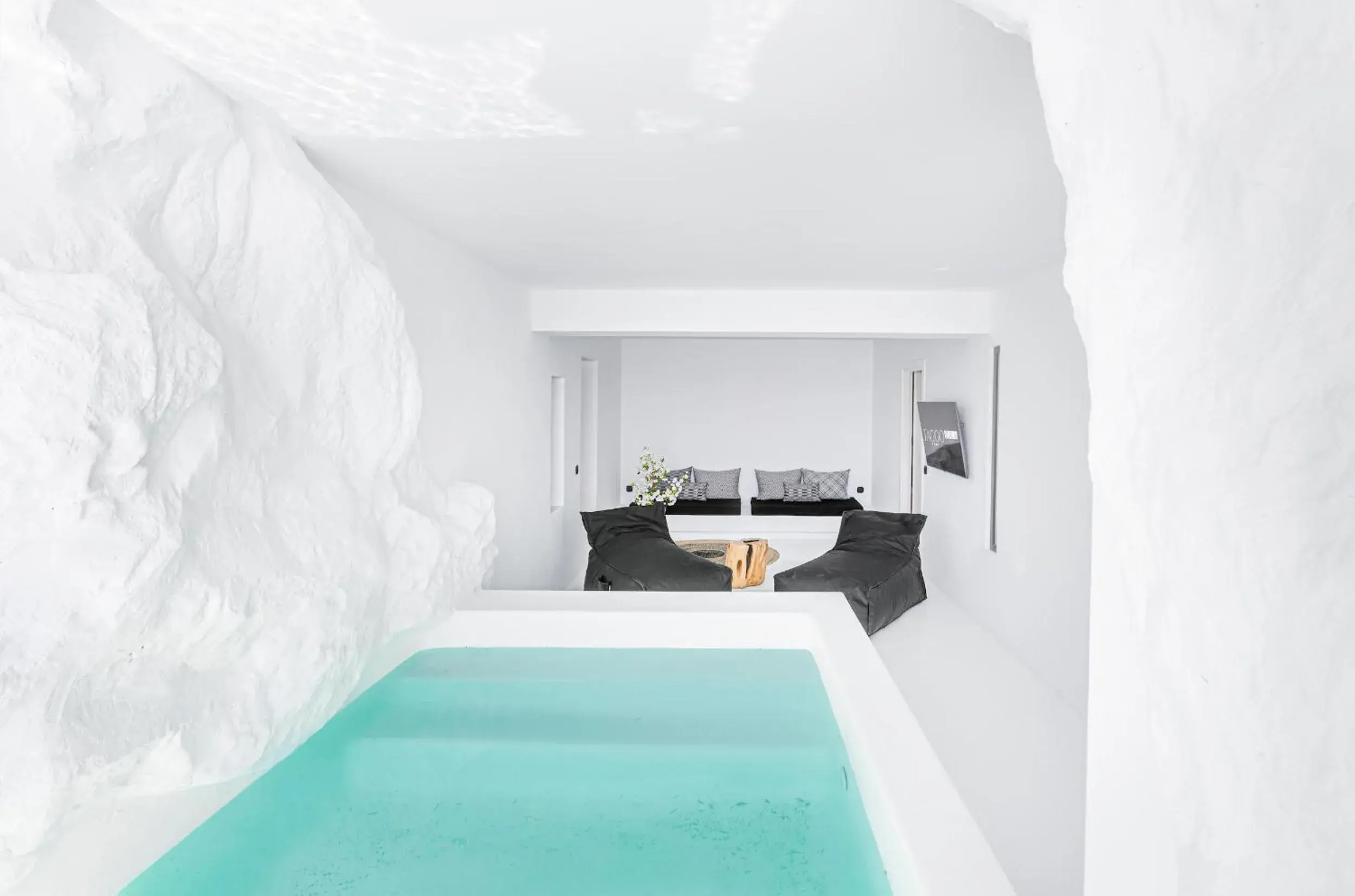 Cave pool - Two Bedroom Suite in Tagoo Black Mykonos Cave pool - Two Bedroom Suite in Tagoo Black Mykonos