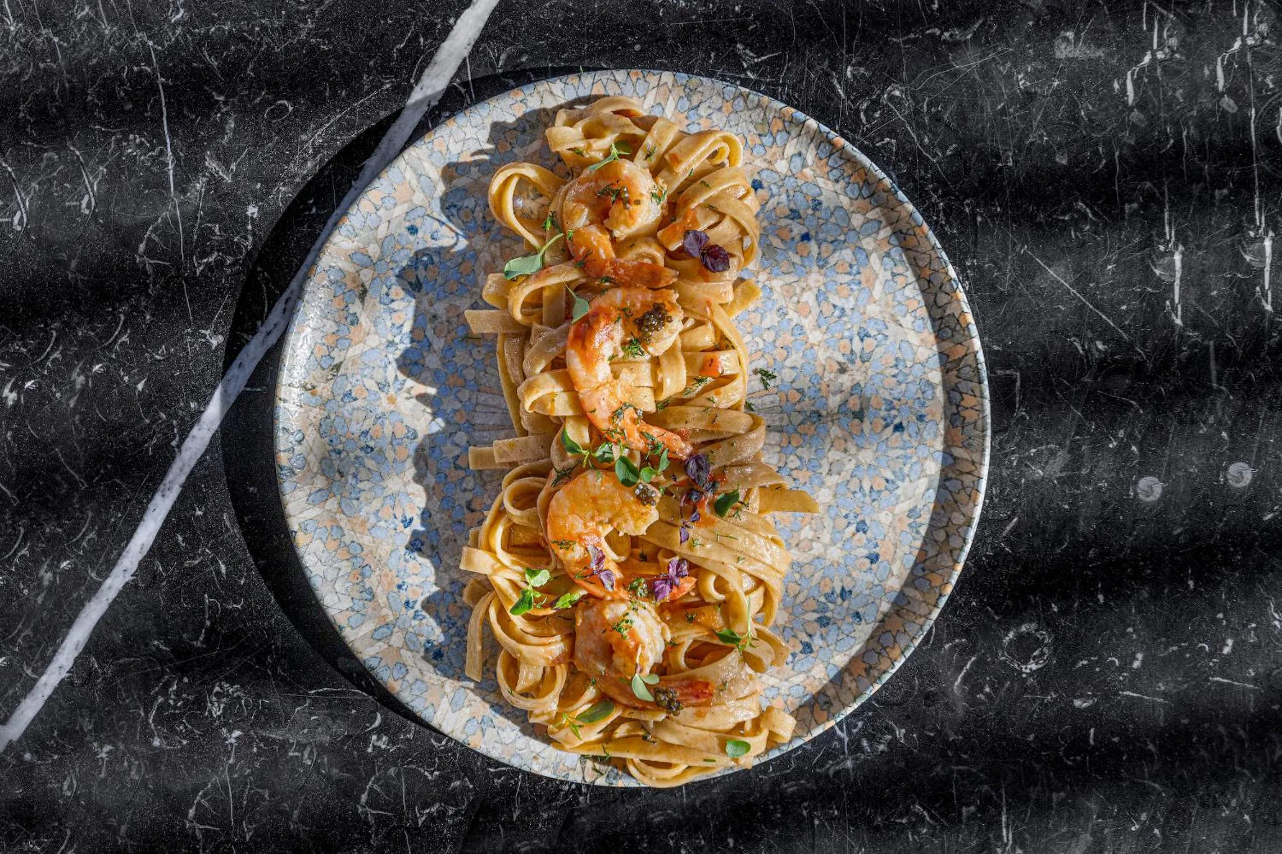 Food close-up in Tagoo Black Mykonos