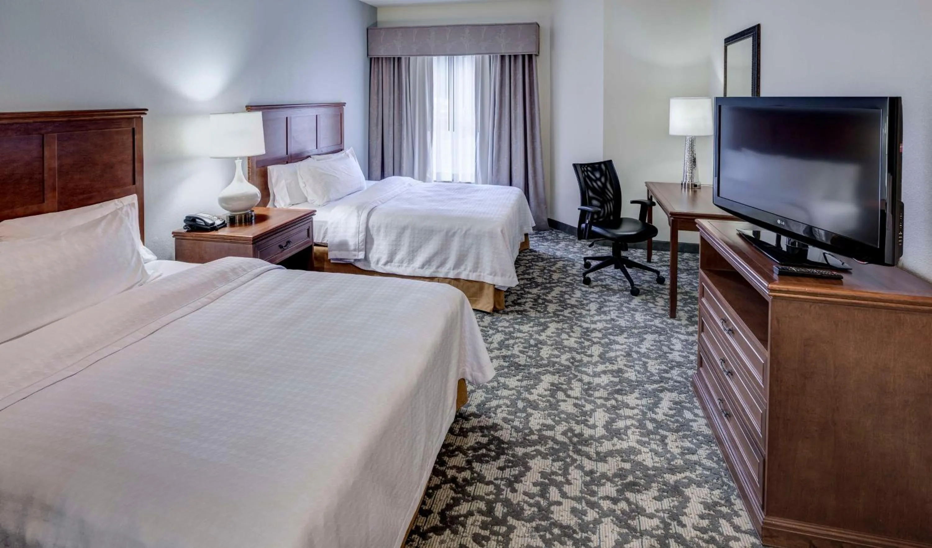 Bed in Homewood Suites by Hilton Houston Stafford Sugar Land