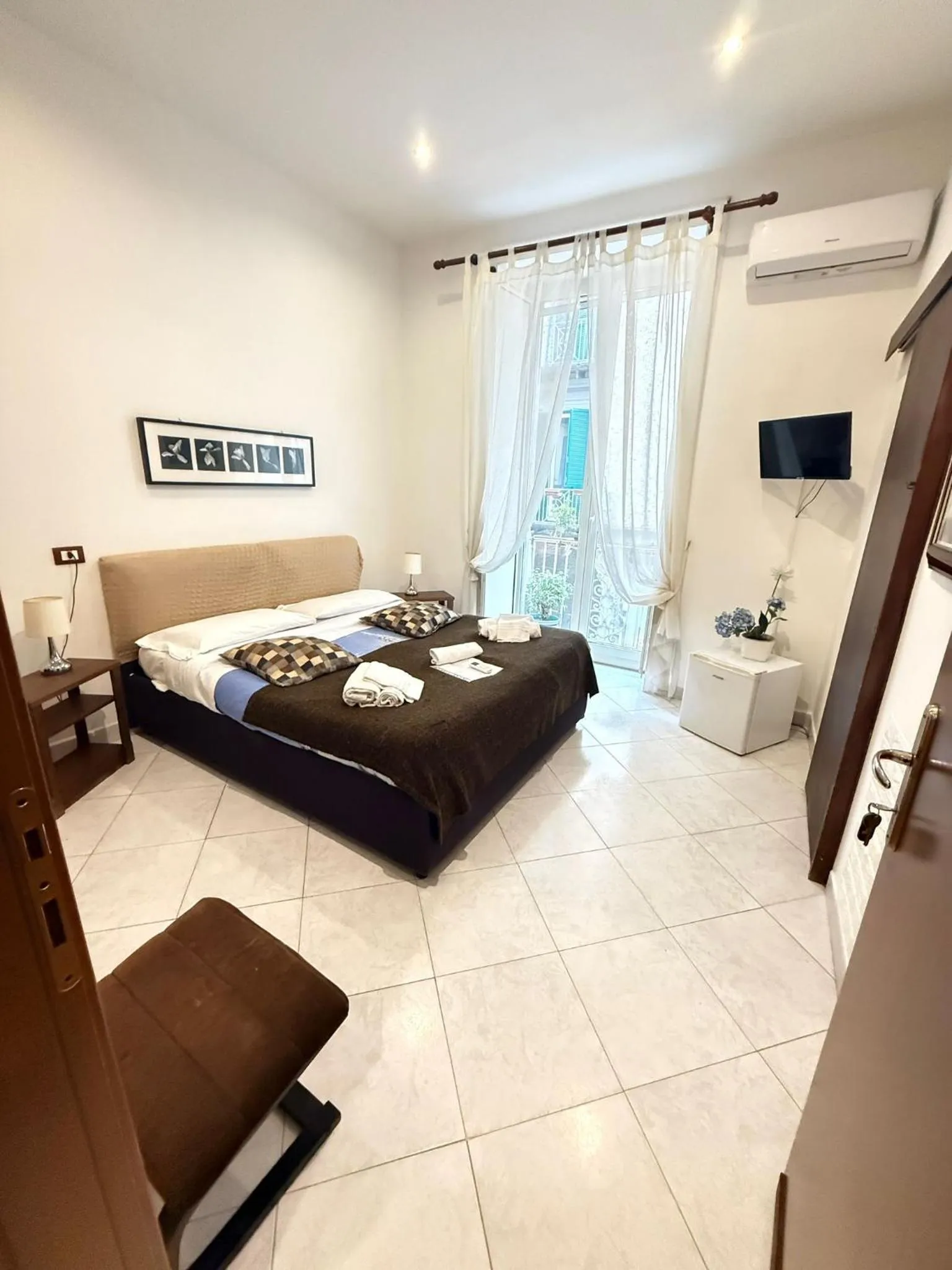 TV and multimedia, Bed in Bed & Breakfast Plebiscito Home