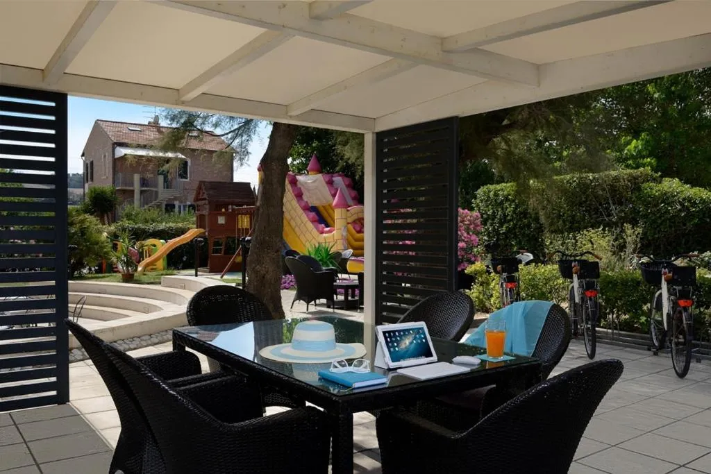 Patio in Hotel Nuovo Diana