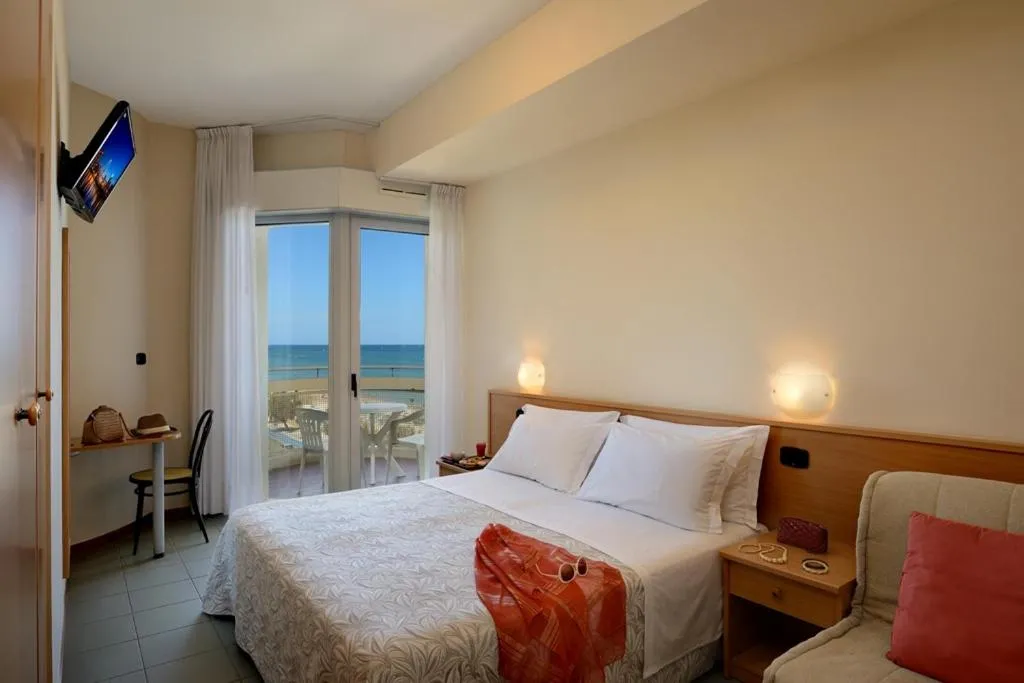 Bed in Hotel Nuovo Diana