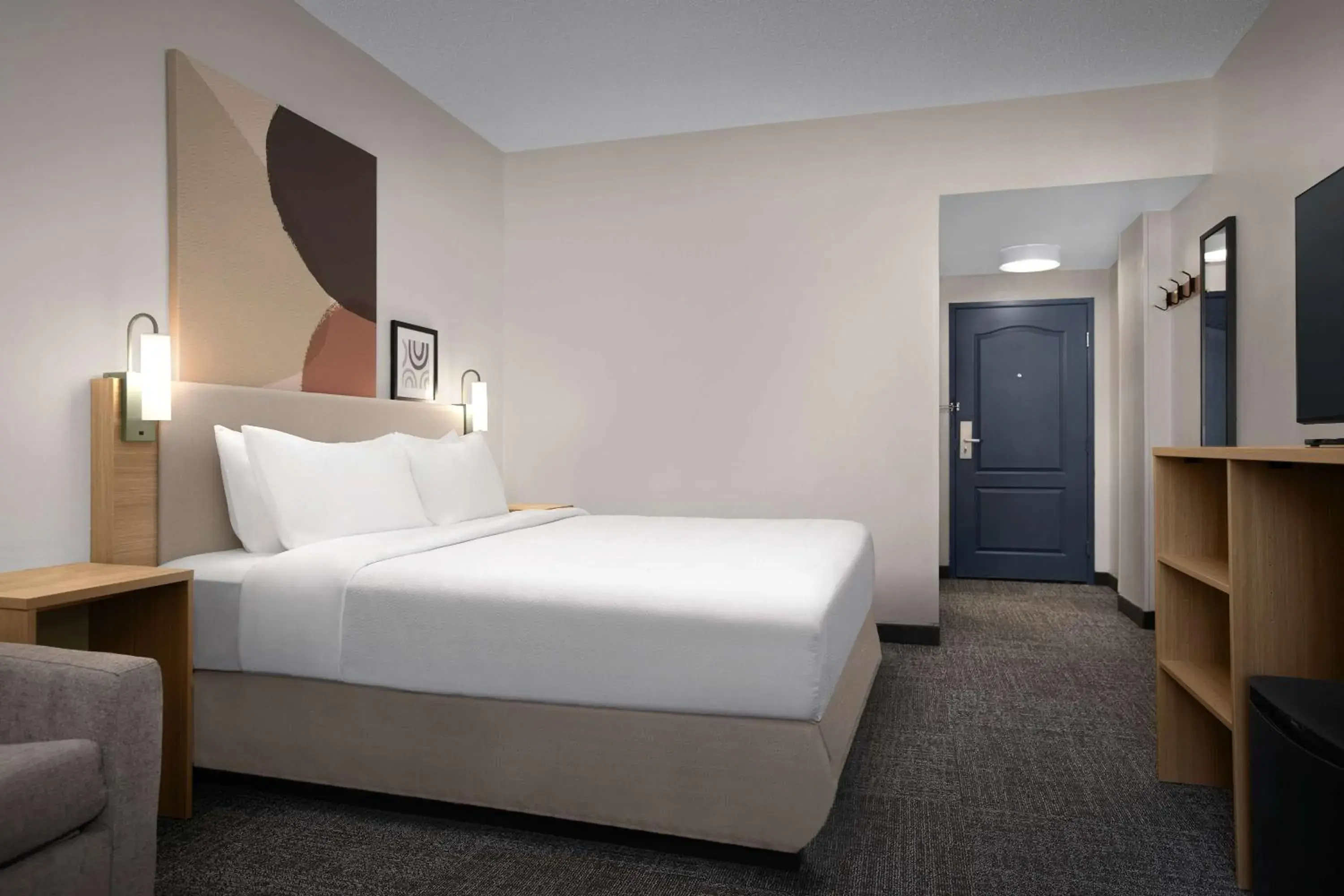 Bed in Spark by Hilton Denver Tech Center Greenwood Village Bed in Spark by Hilton Denver Tech Center Greenwood Village