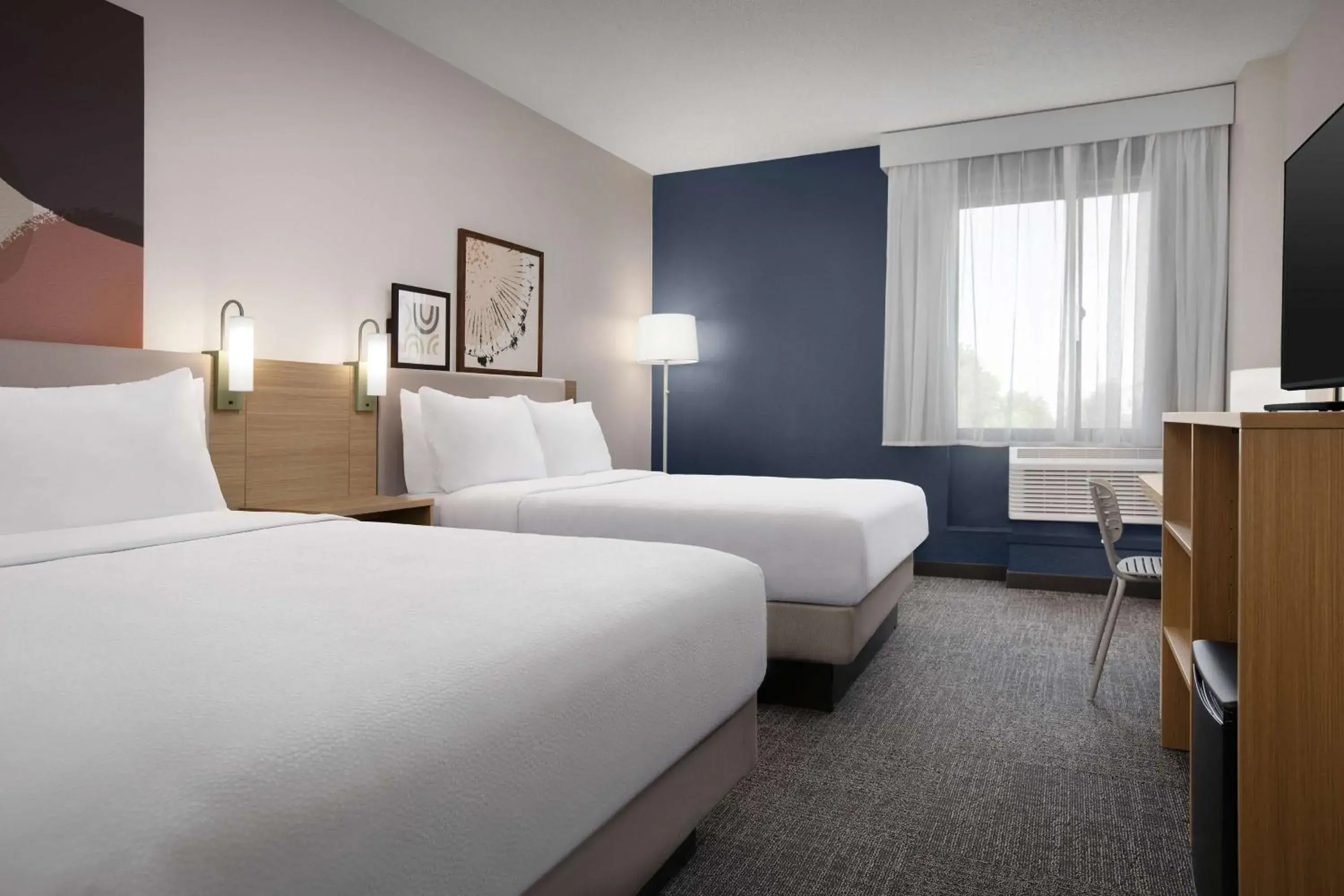 Bed in Spark by Hilton Denver Tech Center Greenwood Village Bed in Spark by Hilton Denver Tech Center Greenwood Village