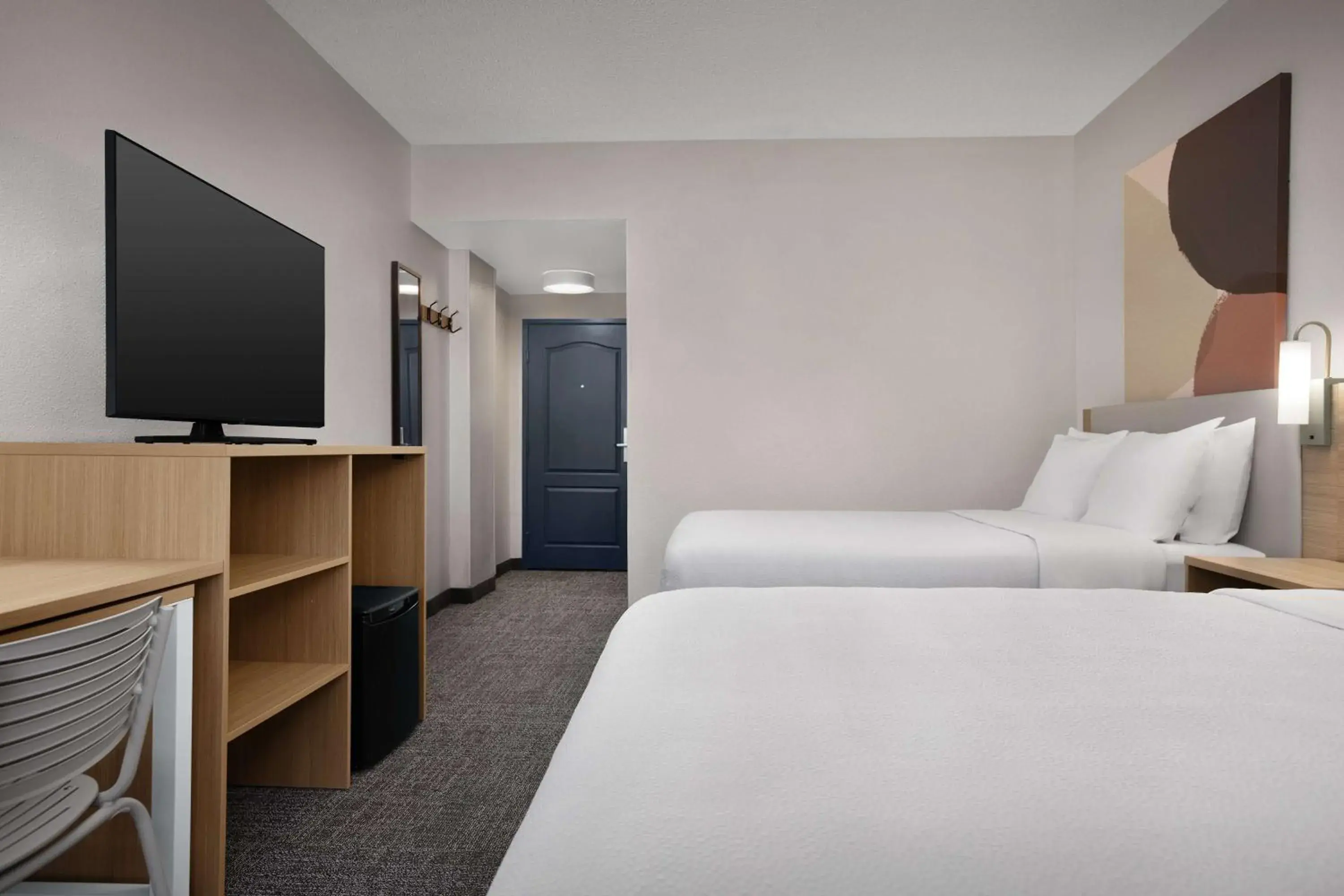 Bed in Spark by Hilton Denver Tech Center Greenwood Village Bed in Spark by Hilton Denver Tech Center Greenwood Village