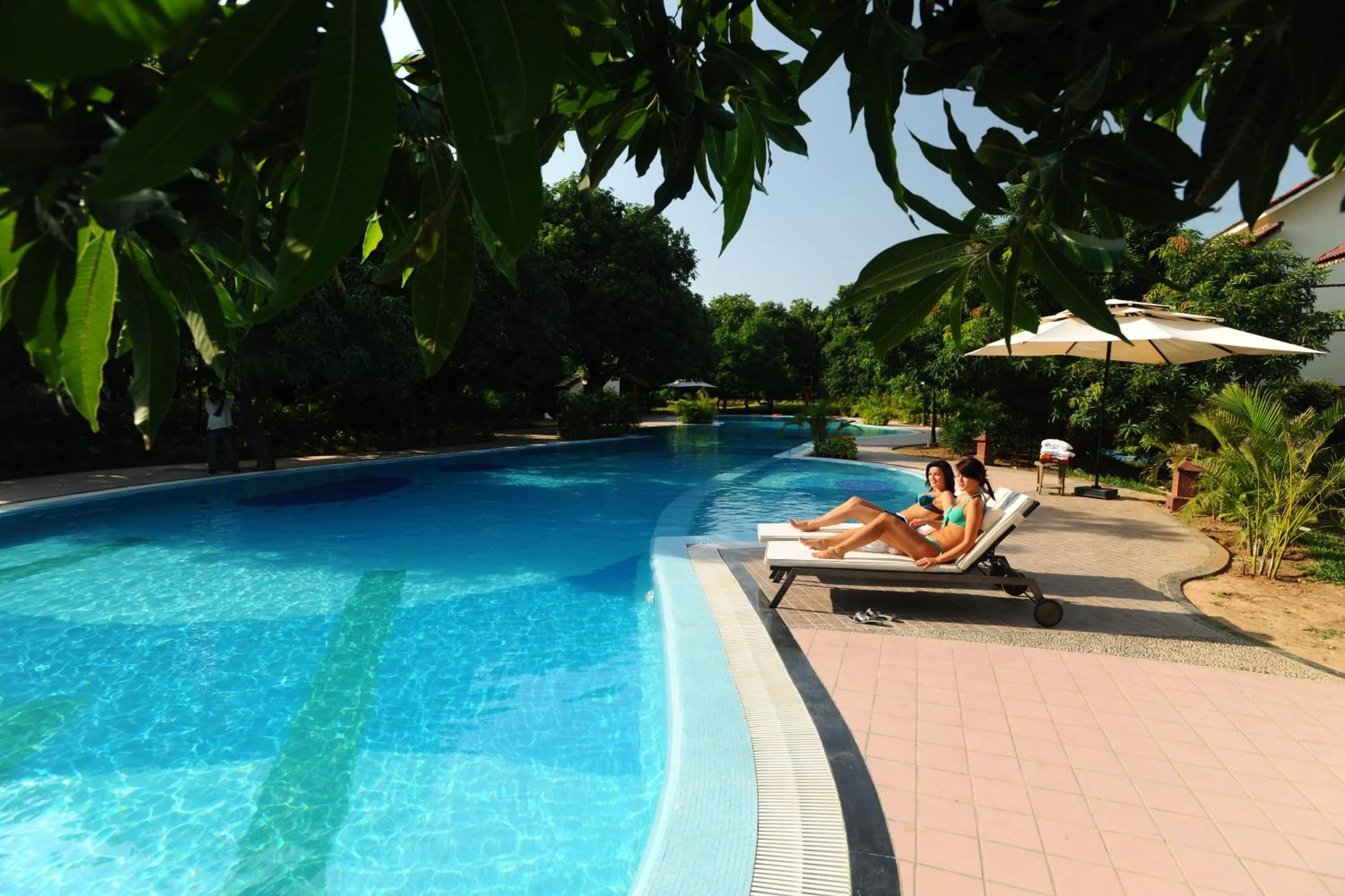 Swimming pool in Madhubhan Resort & Spa