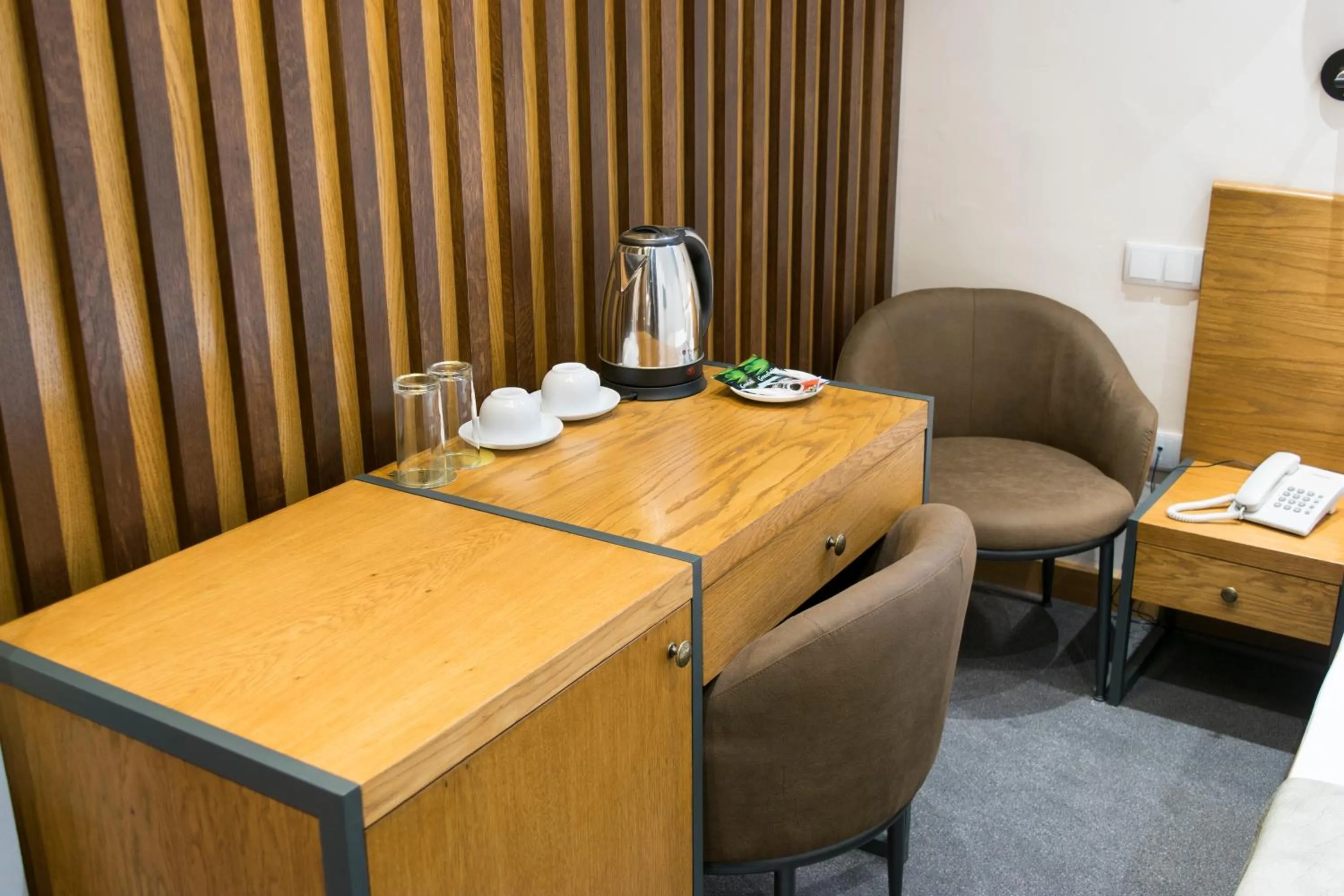 Seating area in R&R Hotel