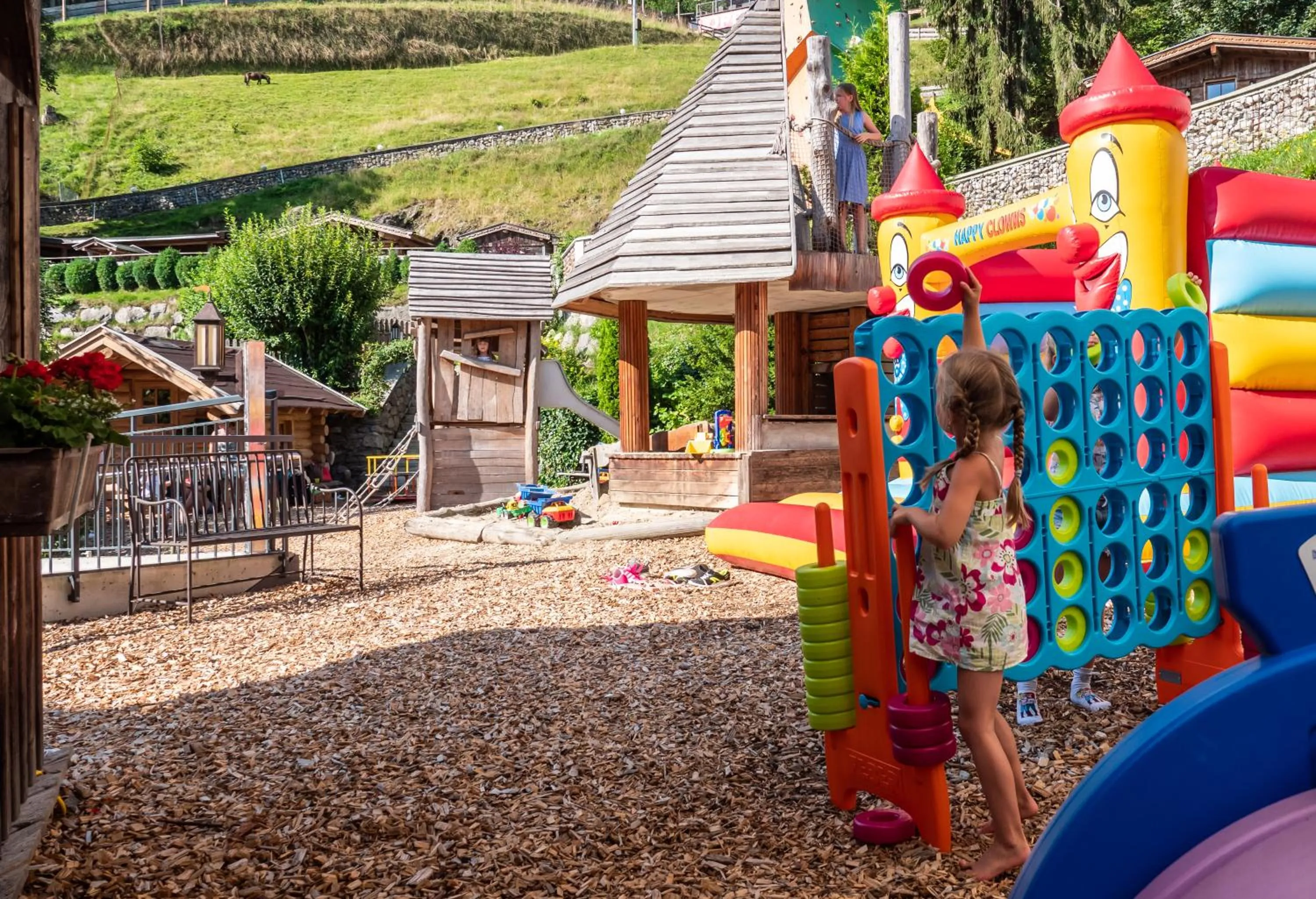 Children play ground in Alpin Family Resort Seetal