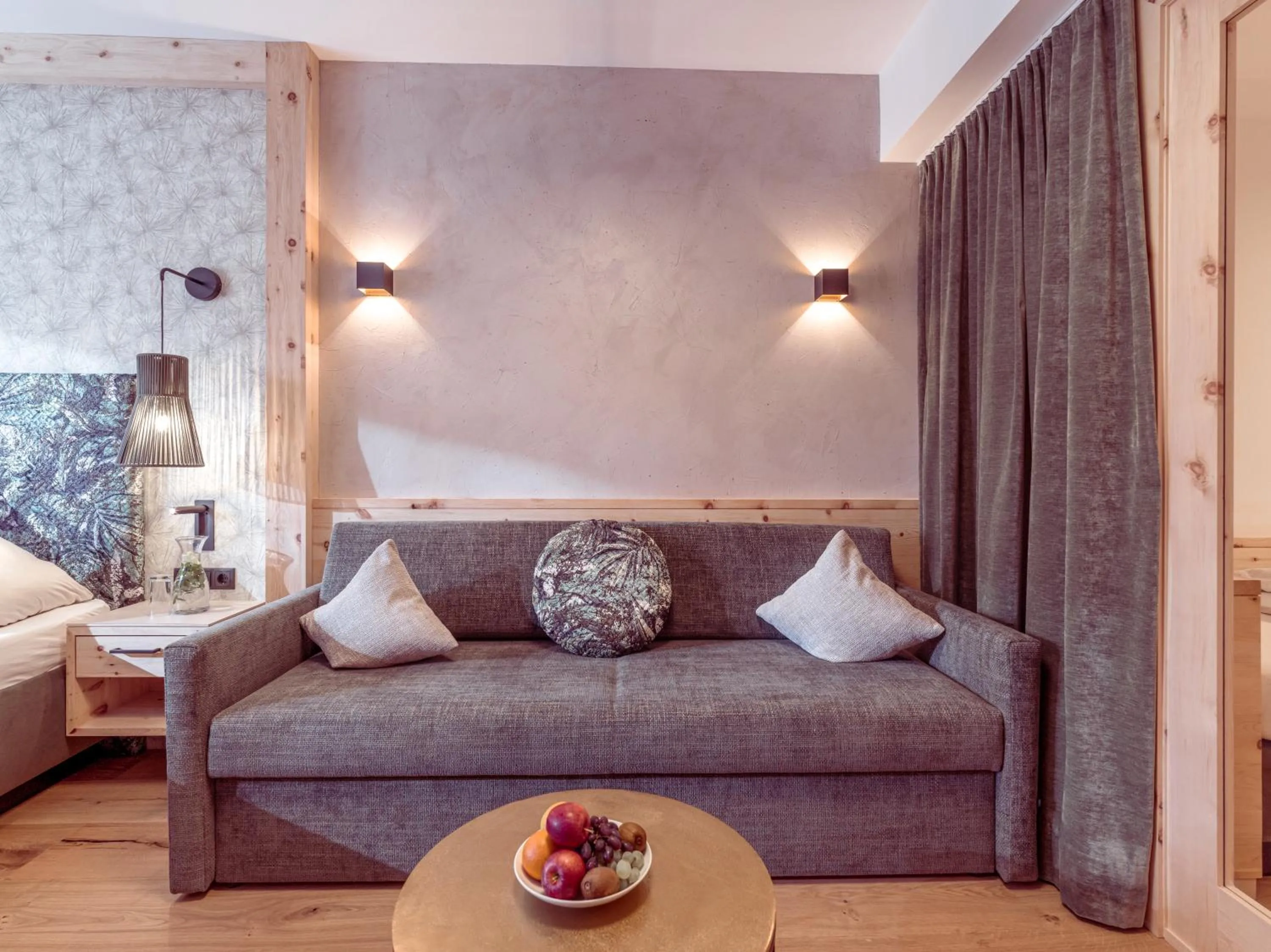 Living room, Bed in Alpin Family Resort Seetal