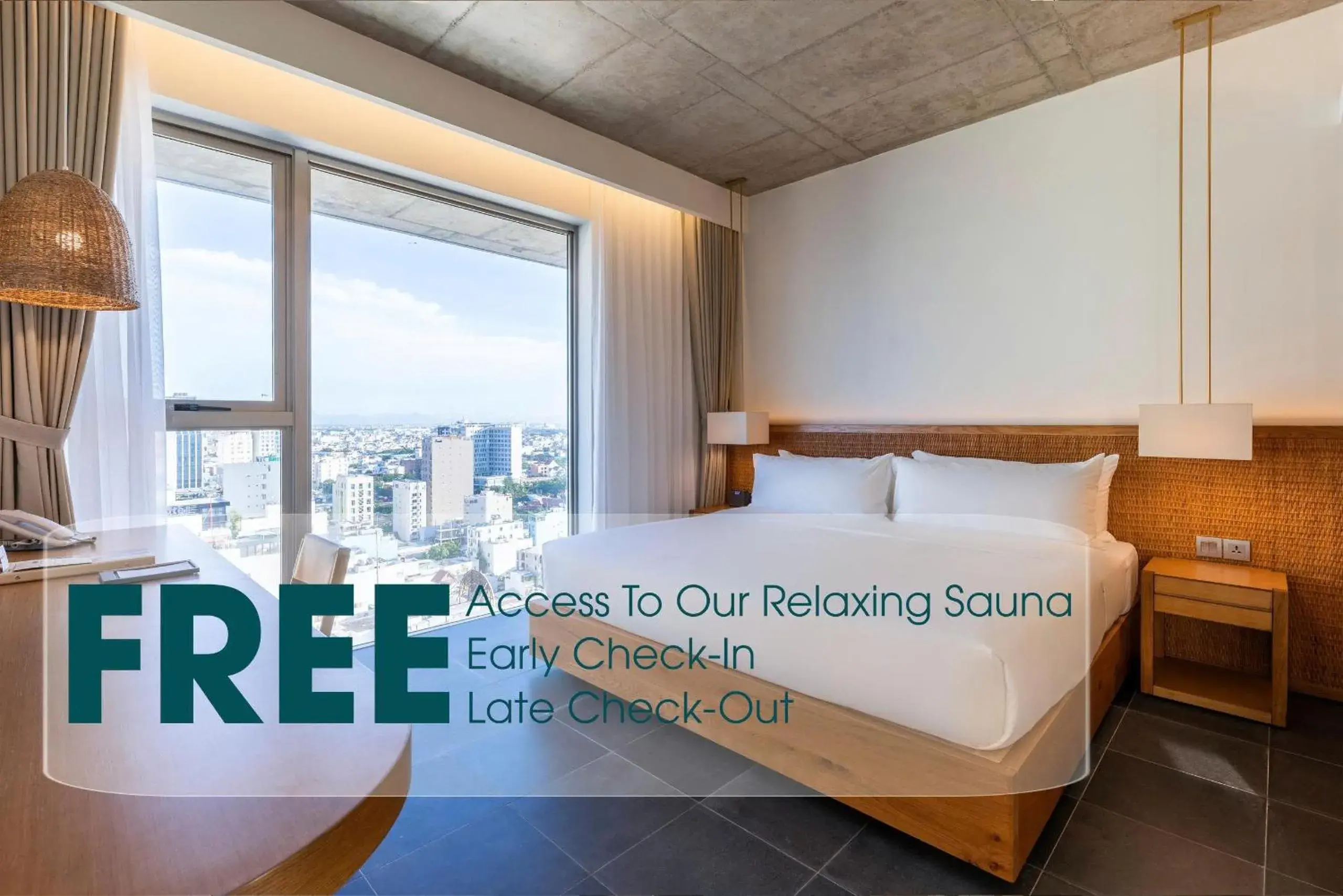 Superior Double with Partial Sea View in Chicland Boutique Danang Beach Hotel Superior Double with Partial Sea View in Chicland Boutique Danang Beach Hotel