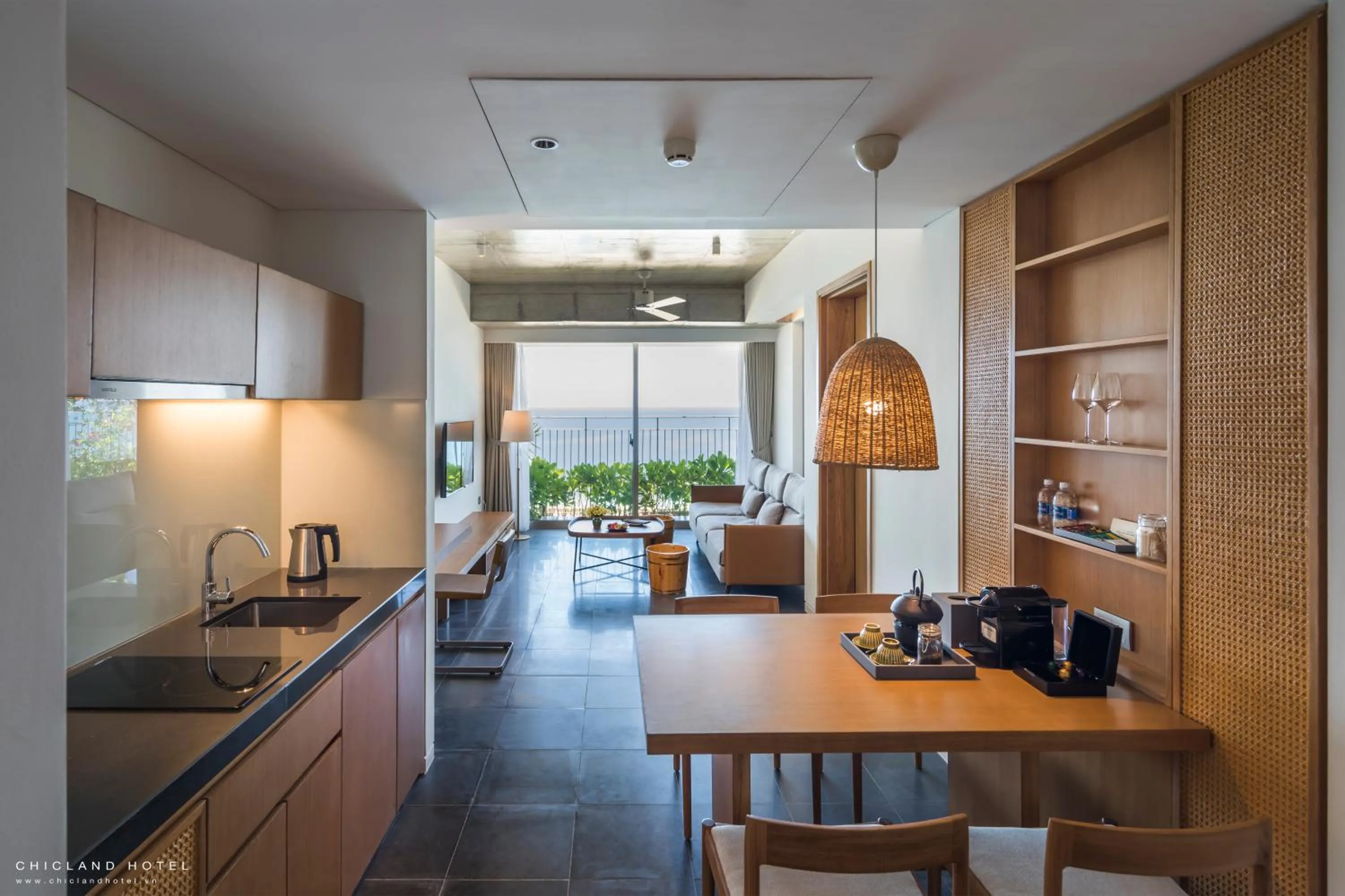 Living room in Chicland Boutique Danang Beach Hotel