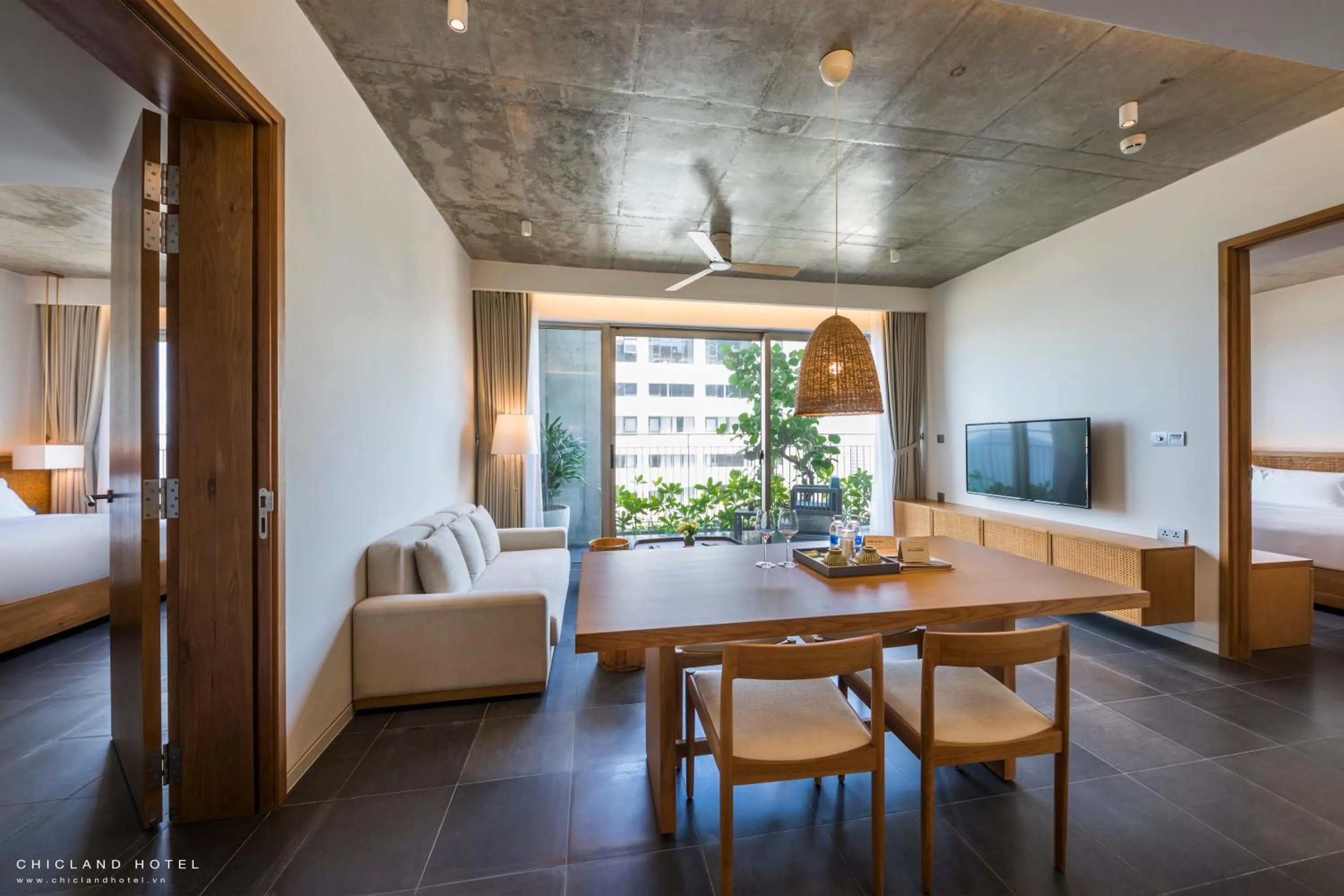 View (from property/room), Bed in Chicland Boutique Danang Beach Hotel