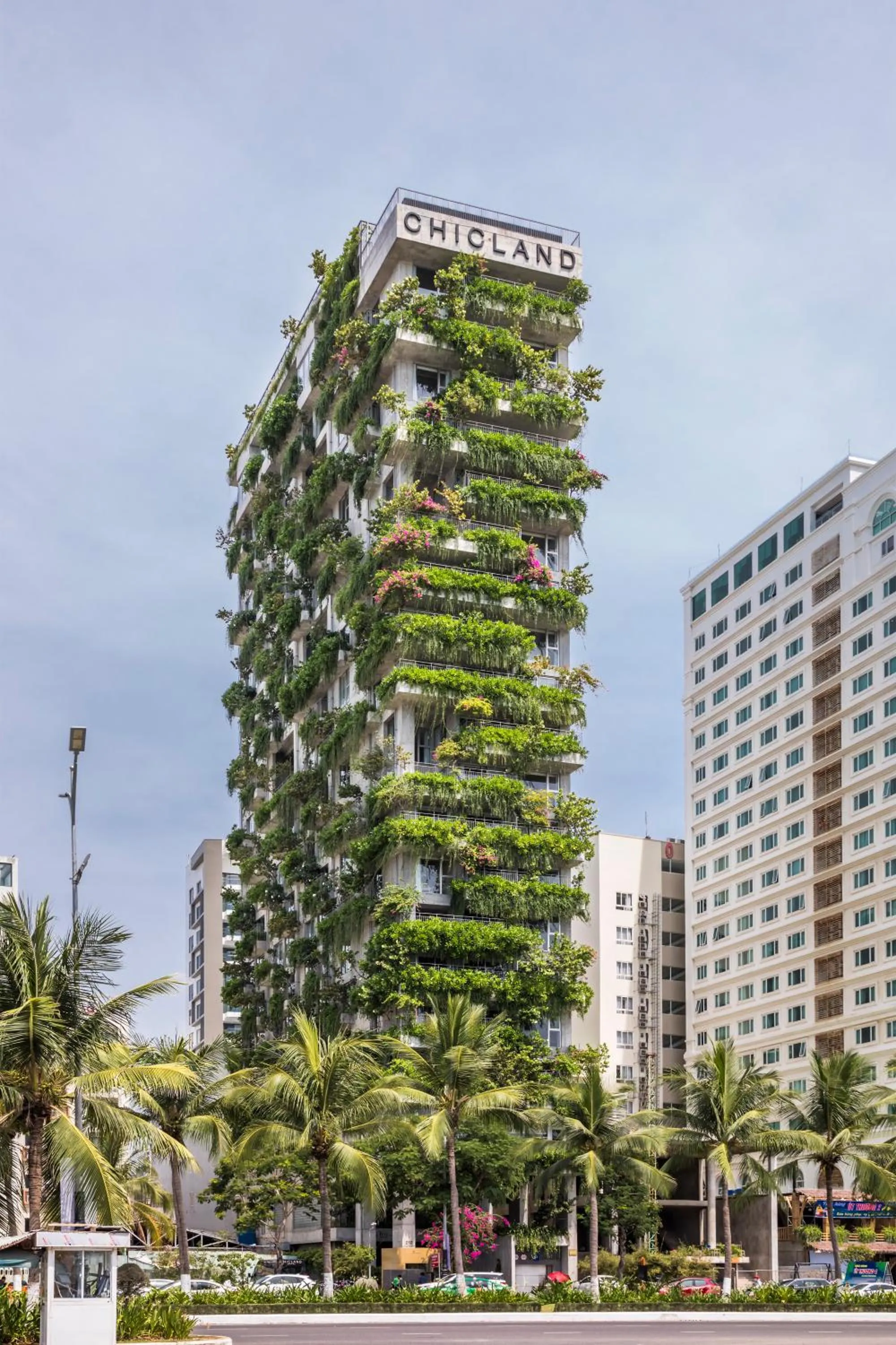 Property building in Chicland Boutique Danang Beach Hotel