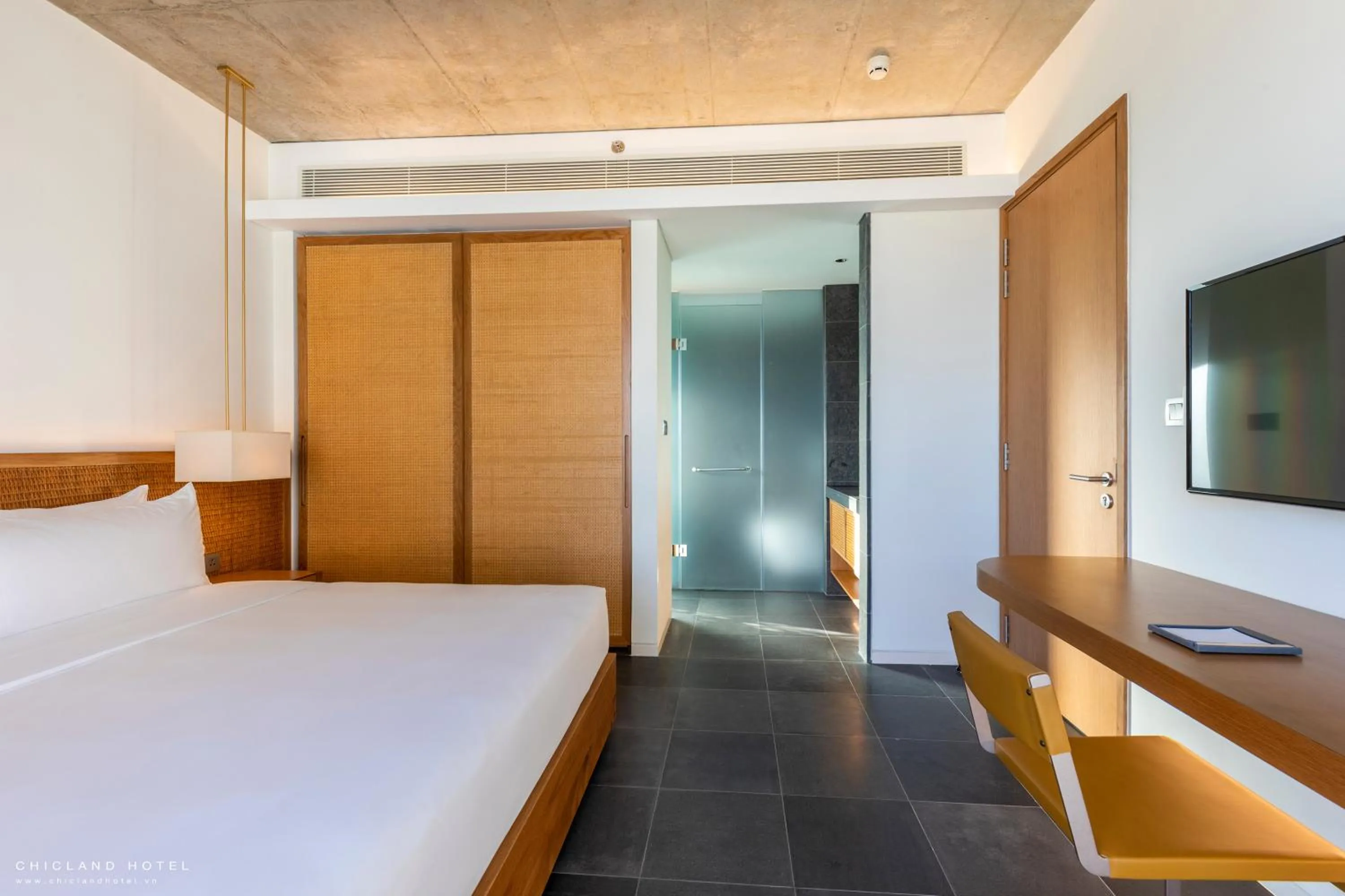 Bedroom, Bed in Chicland Boutique Danang Beach Hotel