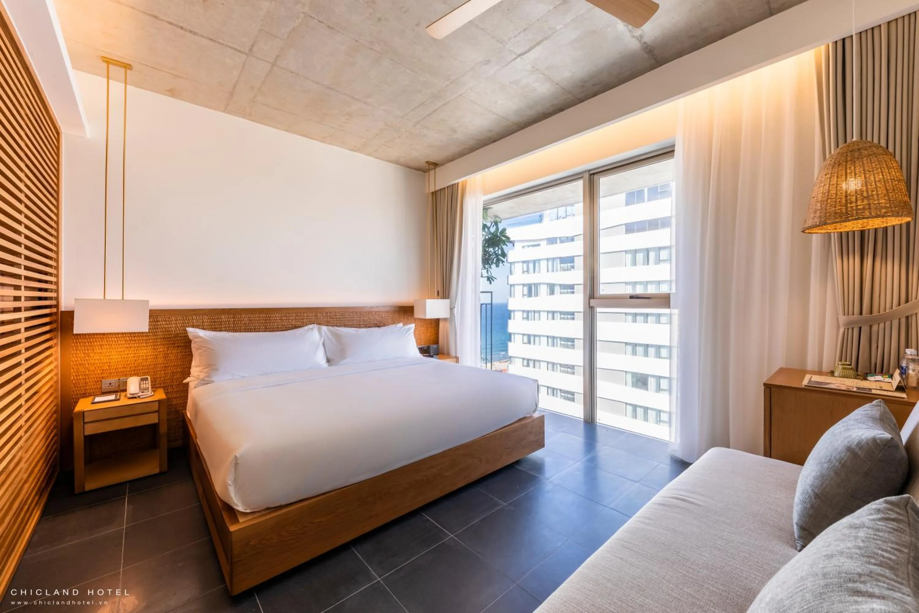 Superior Double with Partial Sea View in Chicland Boutique Danang Beach Hotel