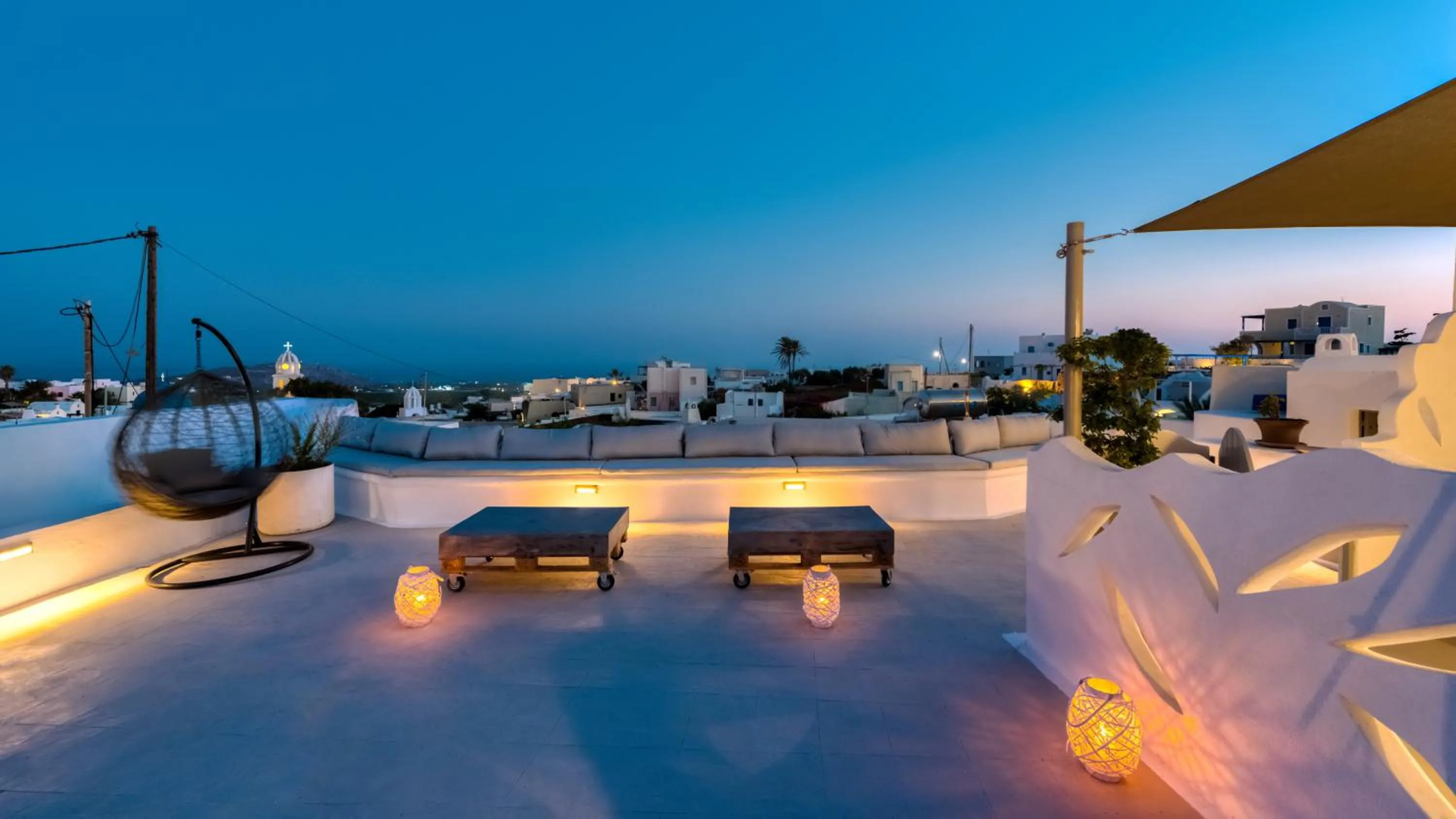 Patio in Pasithea Suites
