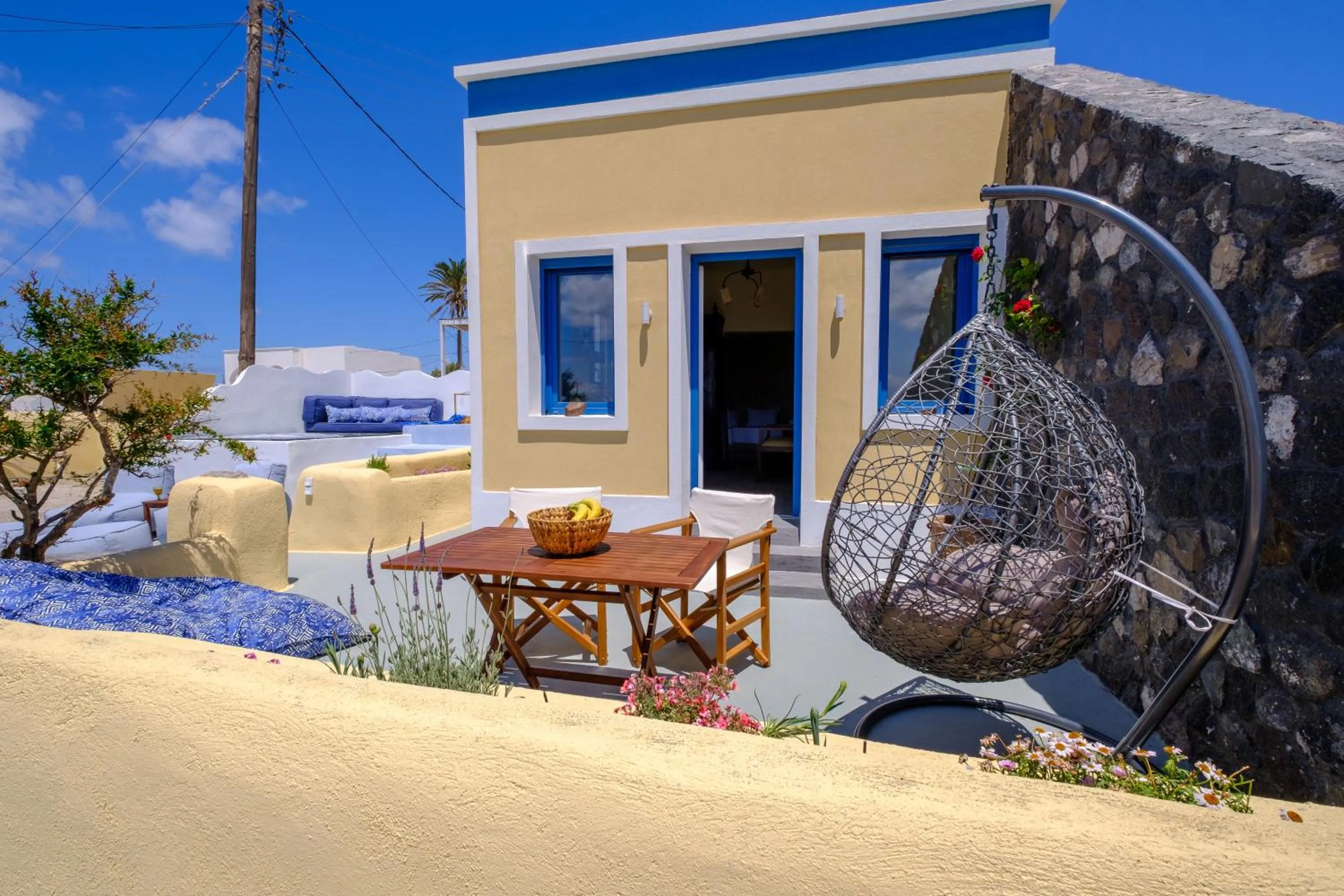 Patio in Pasithea Suites