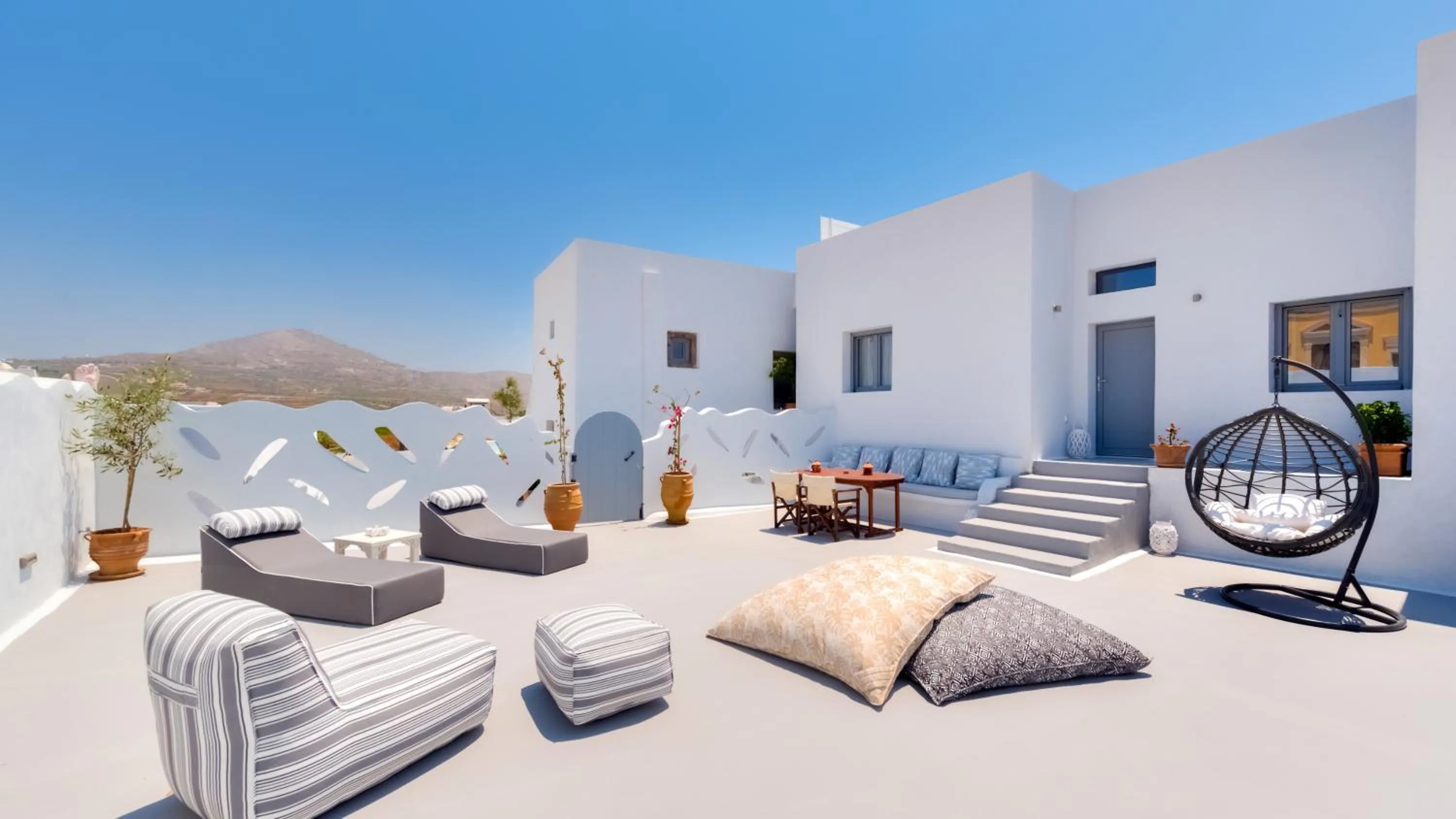 Patio in Pasithea Suites