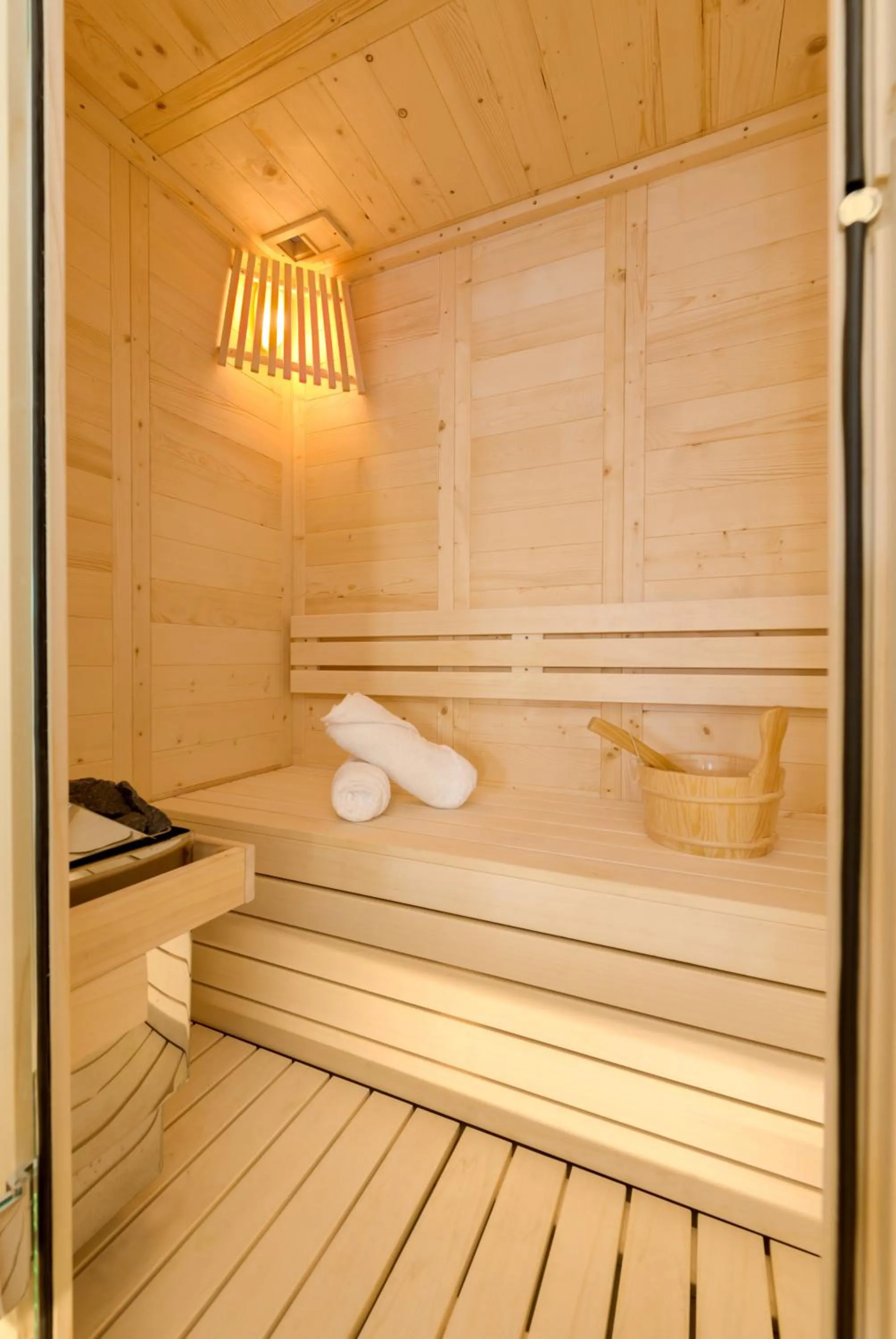 Sauna in Pasithea Suites