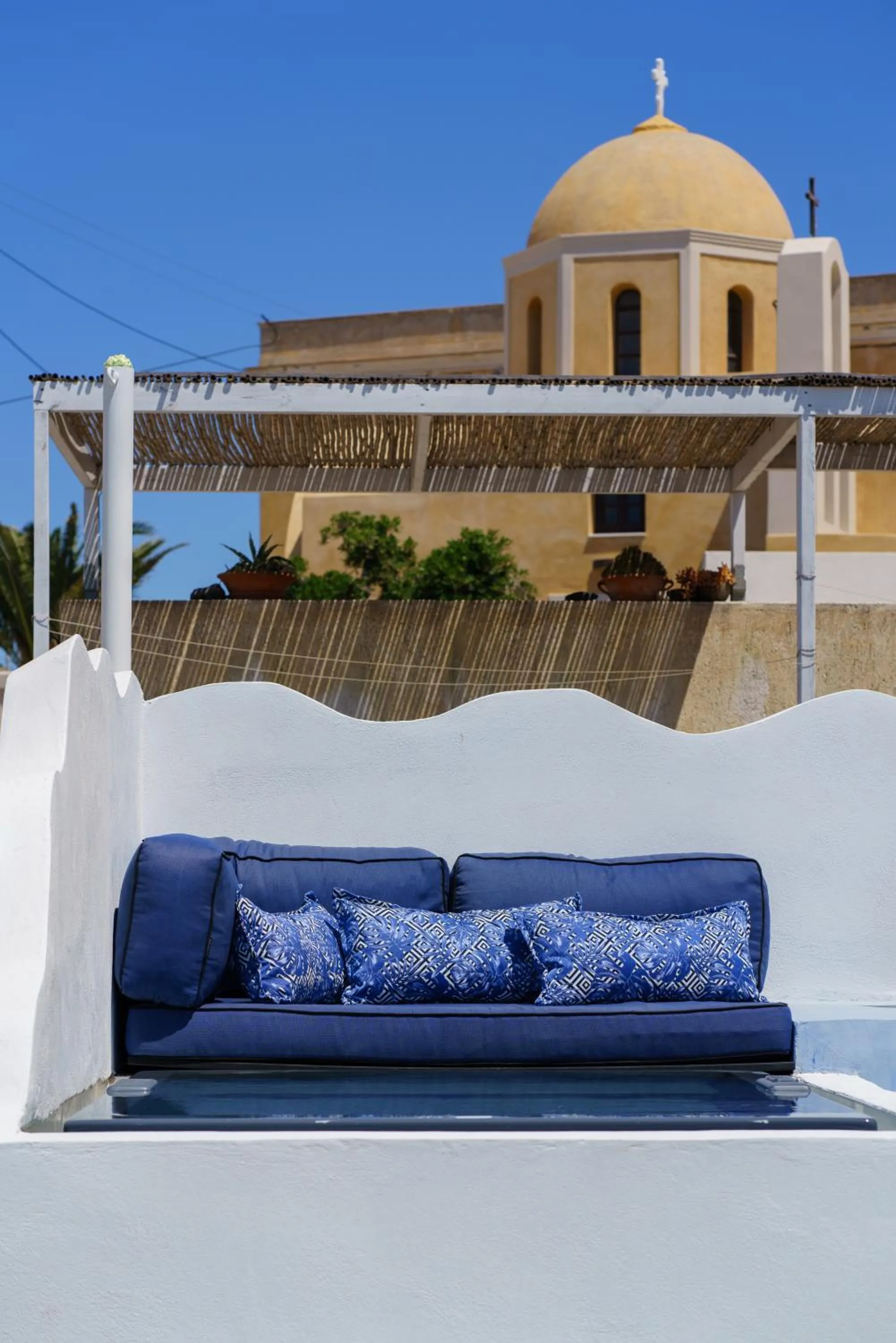 Patio in Pasithea Suites