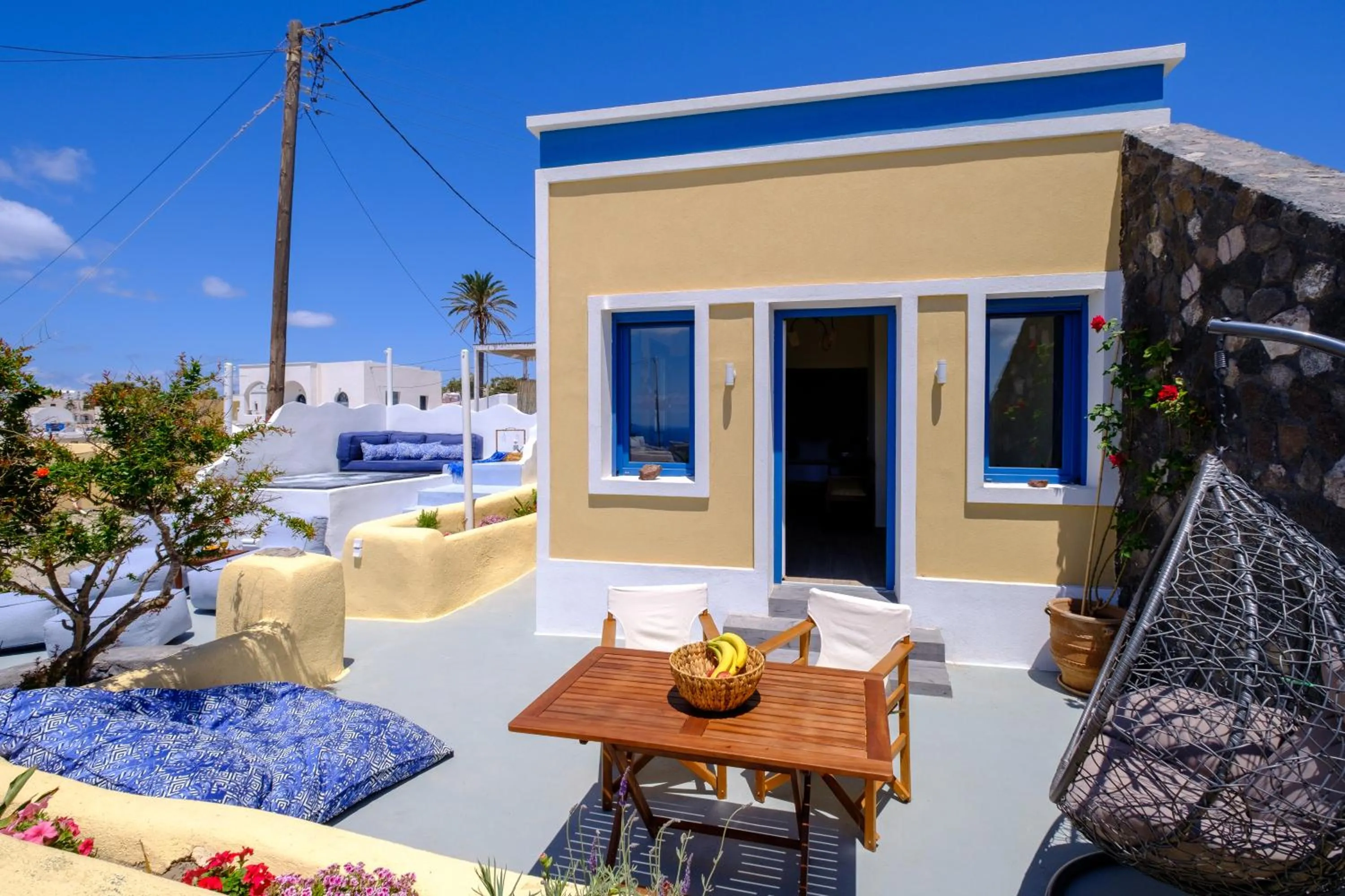 Patio in Pasithea Suites