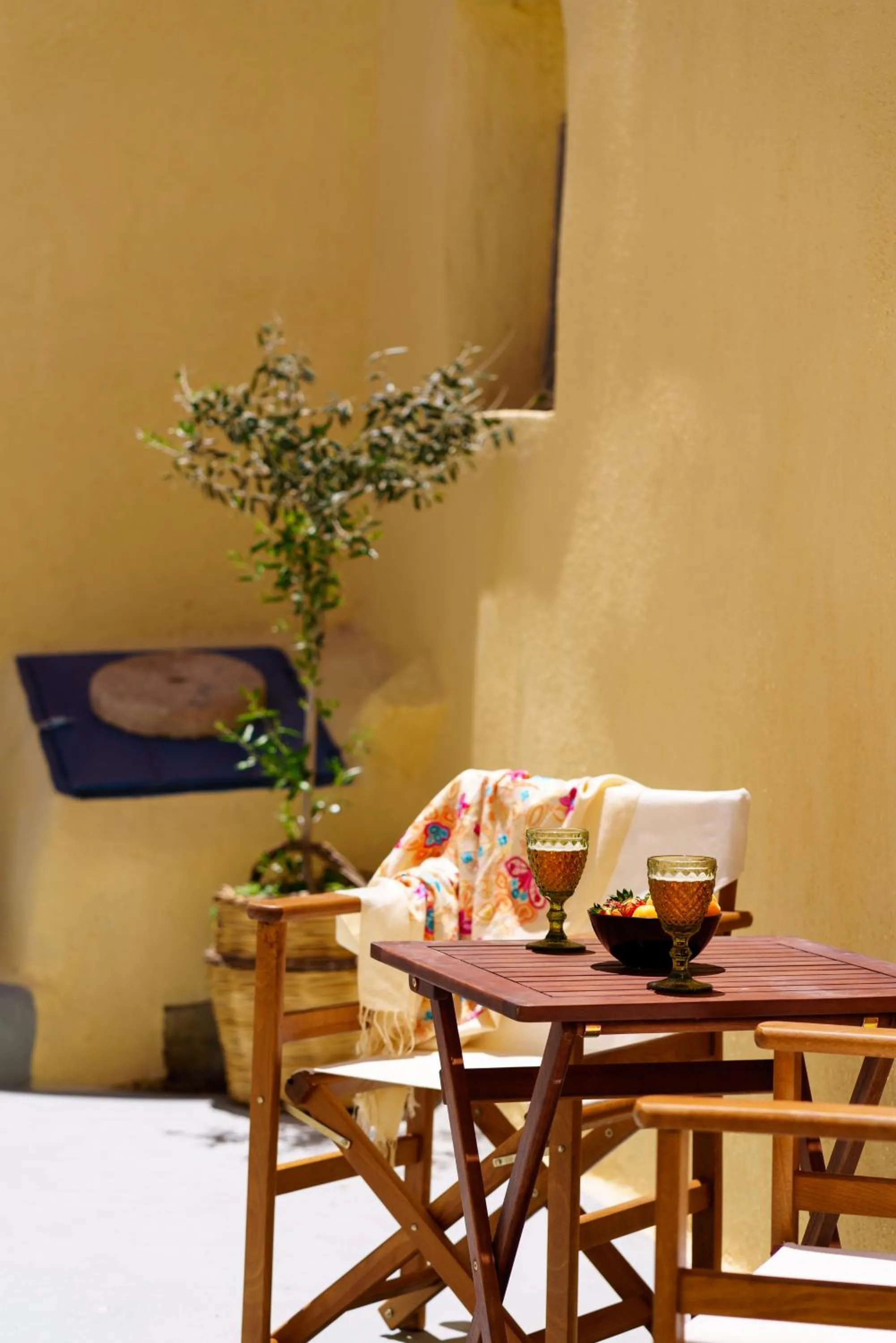 Patio in Pasithea Suites