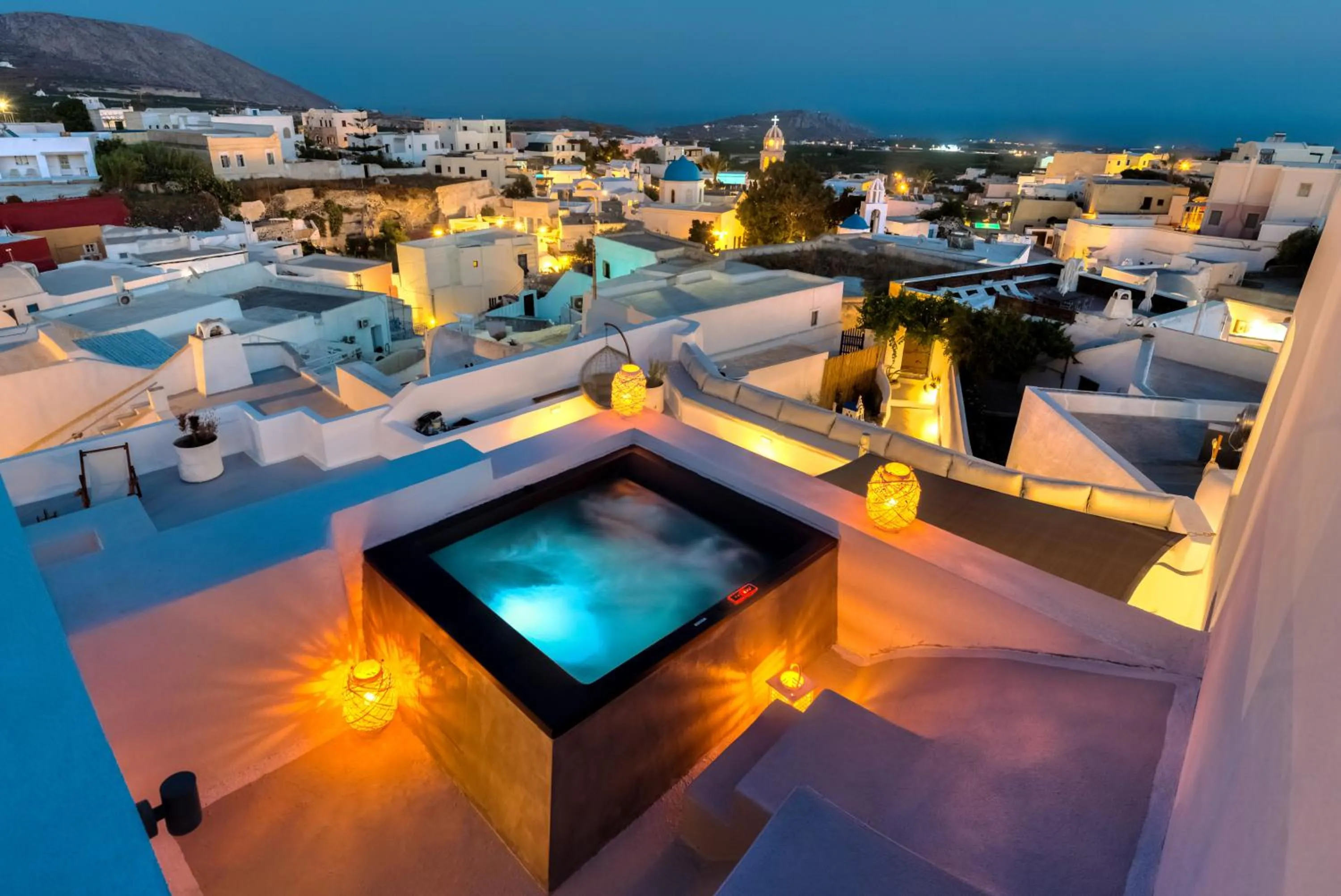 City view in Pasithea Suites