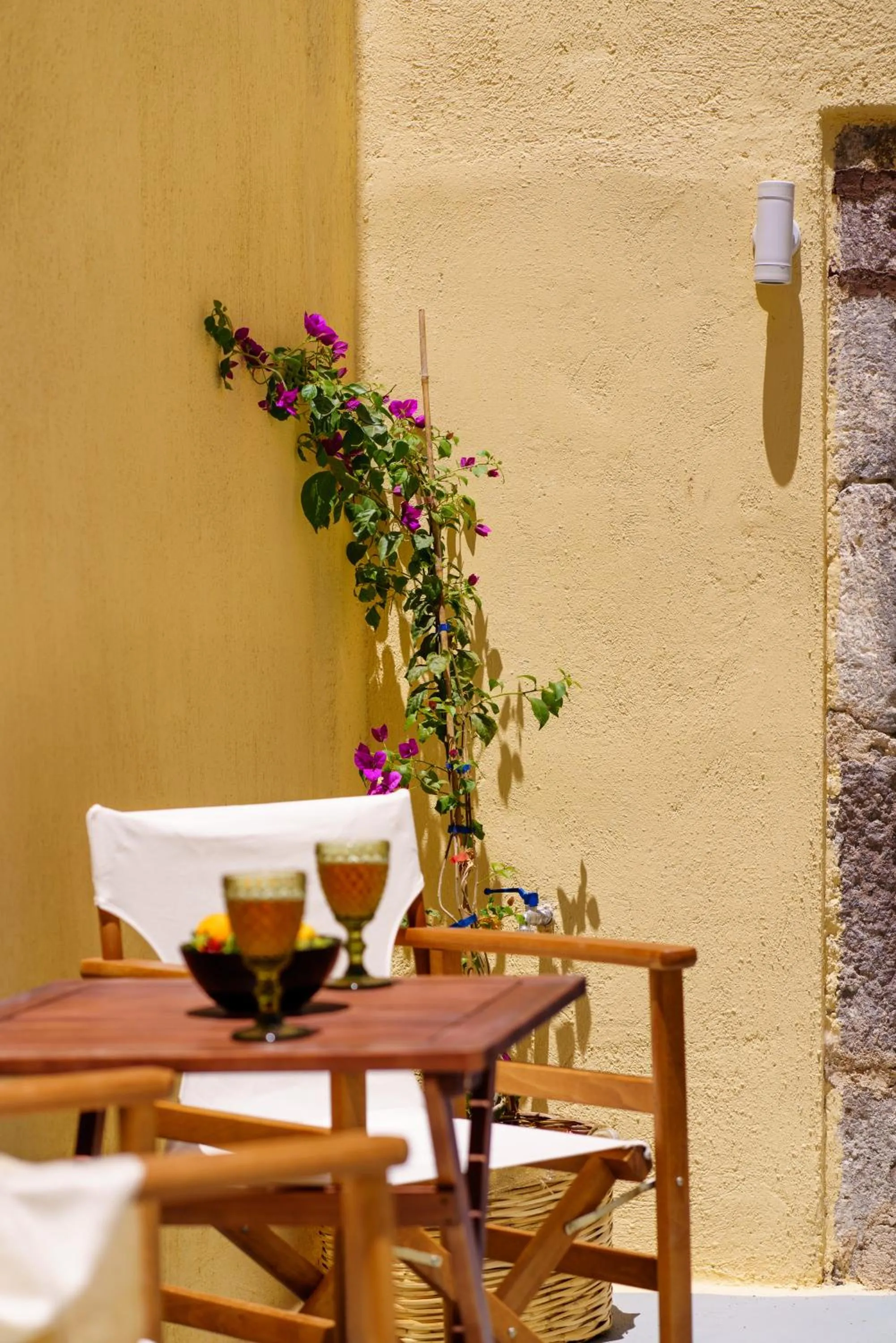 Patio in Pasithea Suites