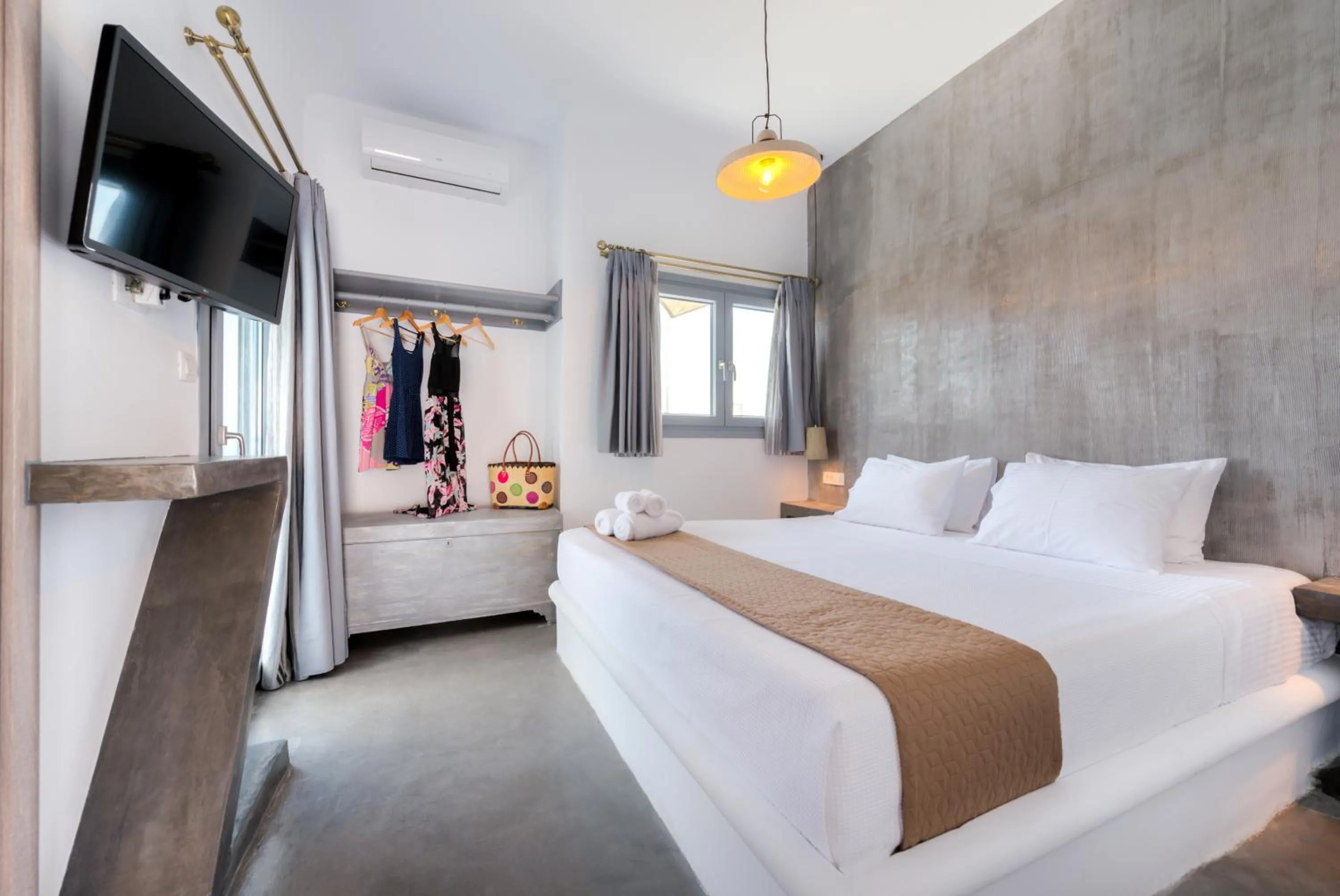 Bed in Pasithea Suites