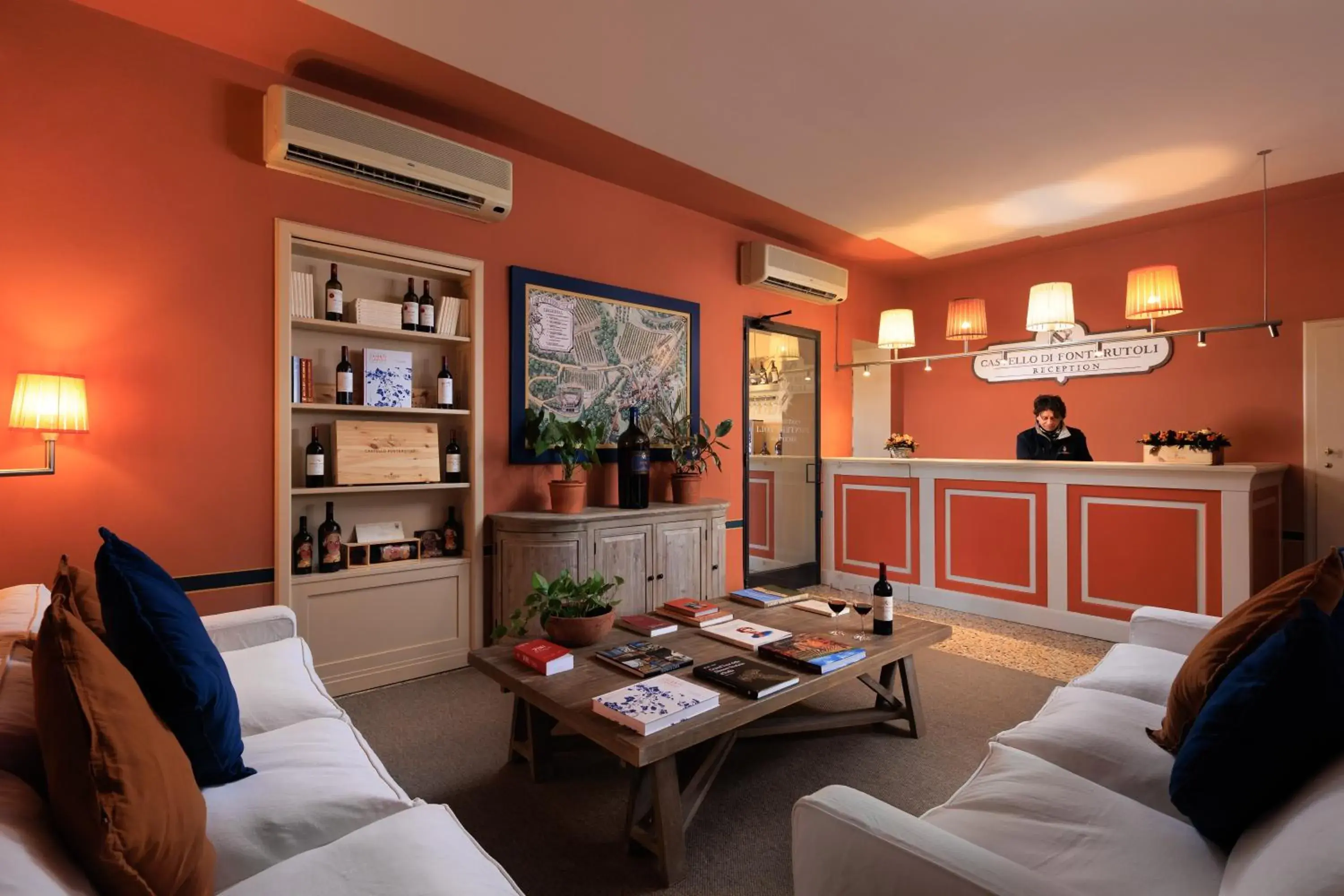 Living room in Castello di Fonterutoli Wine Resort Living room in Castello di Fonterutoli Wine Resort