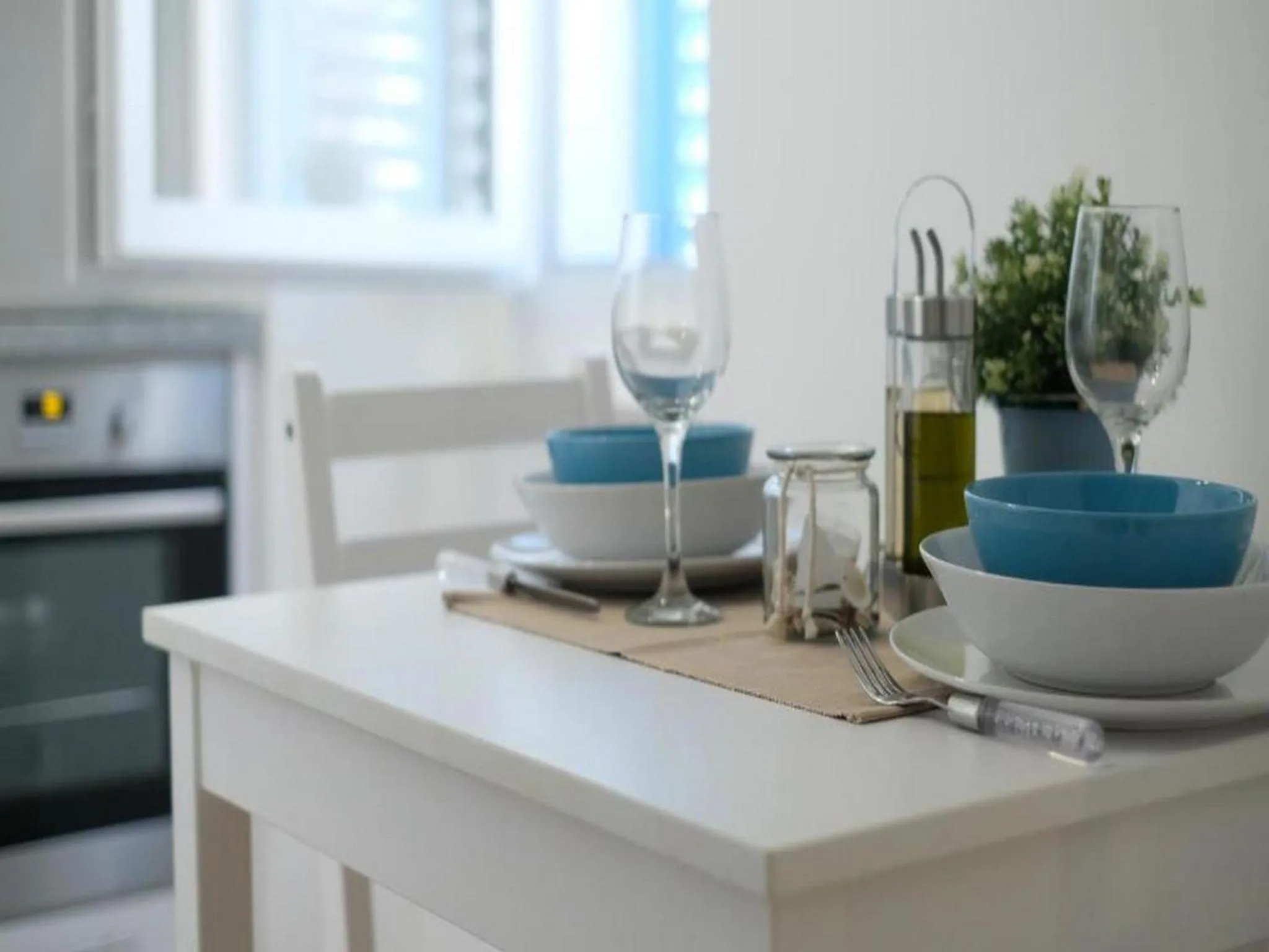 Dining area in Apartments Blue Lavender