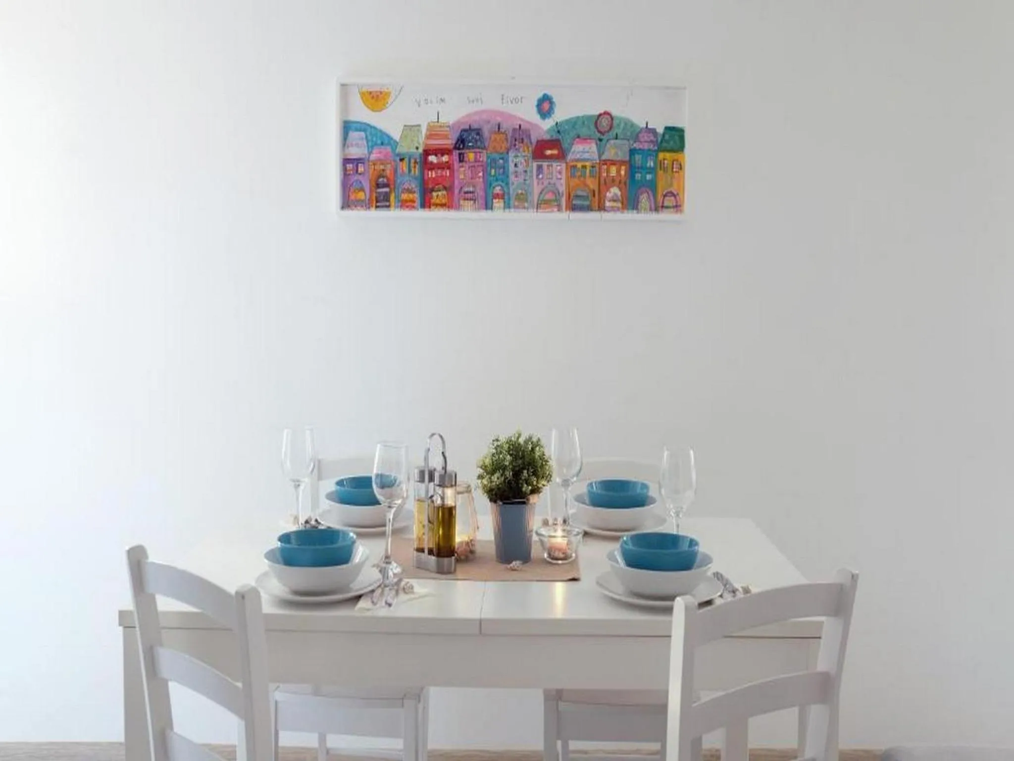 Dining area in Apartments Blue Lavender