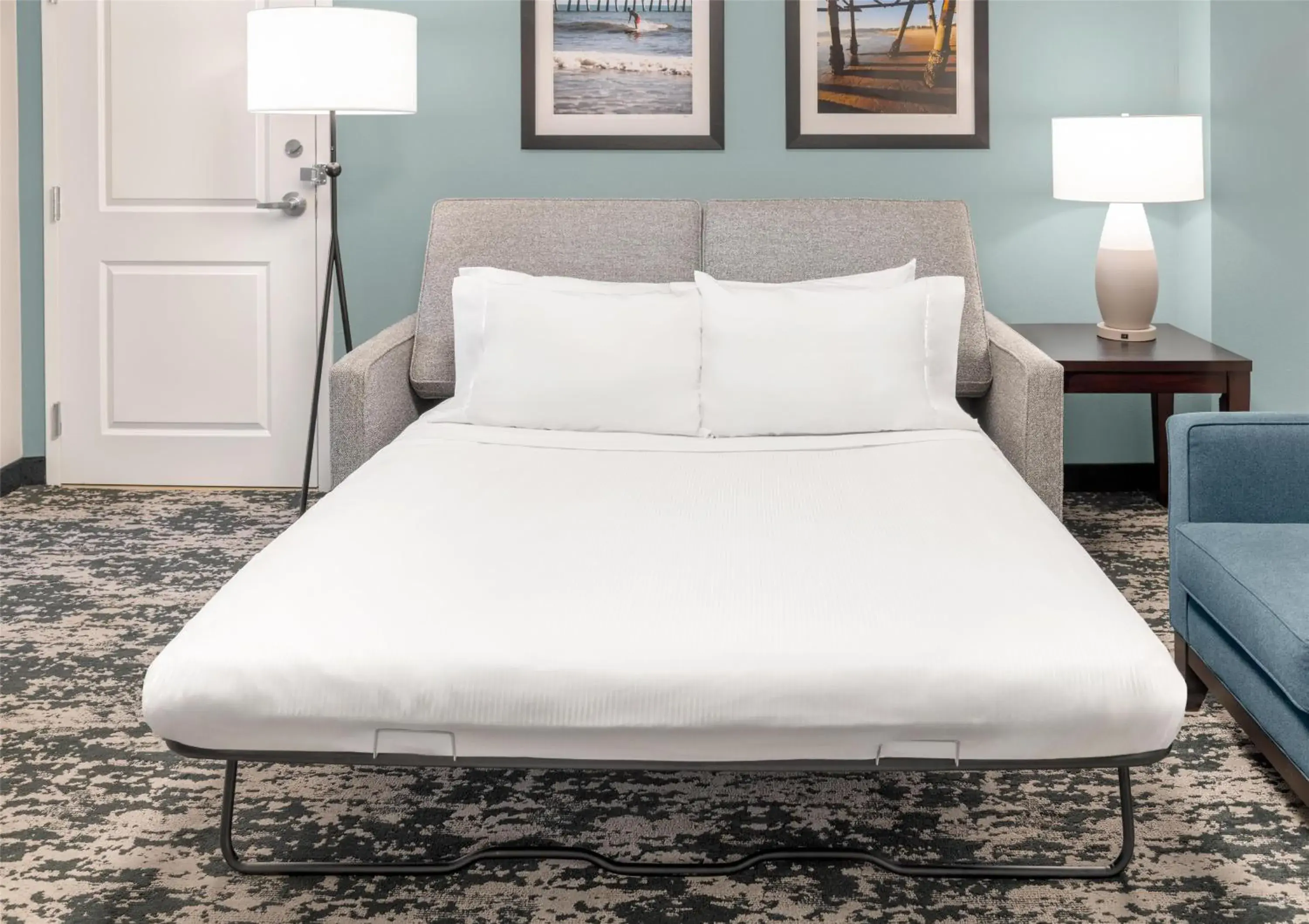 Living room, Bed in Embassy Suites Fort Myers - Estero Living room, Bed in Embassy Suites Fort Myers - Estero