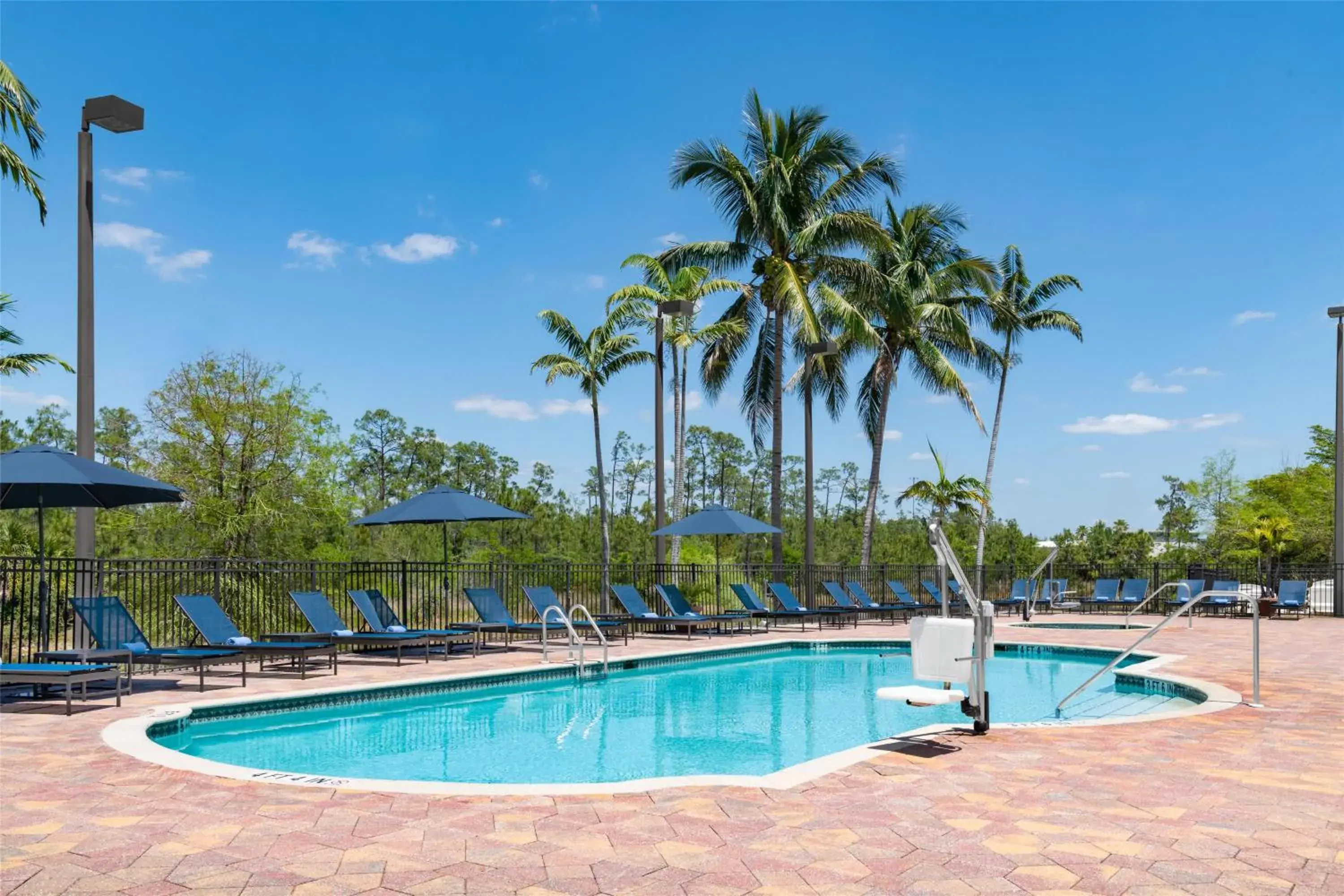 Pool view in Embassy Suites Fort Myers - Estero Pool view in Embassy Suites Fort Myers - Estero
