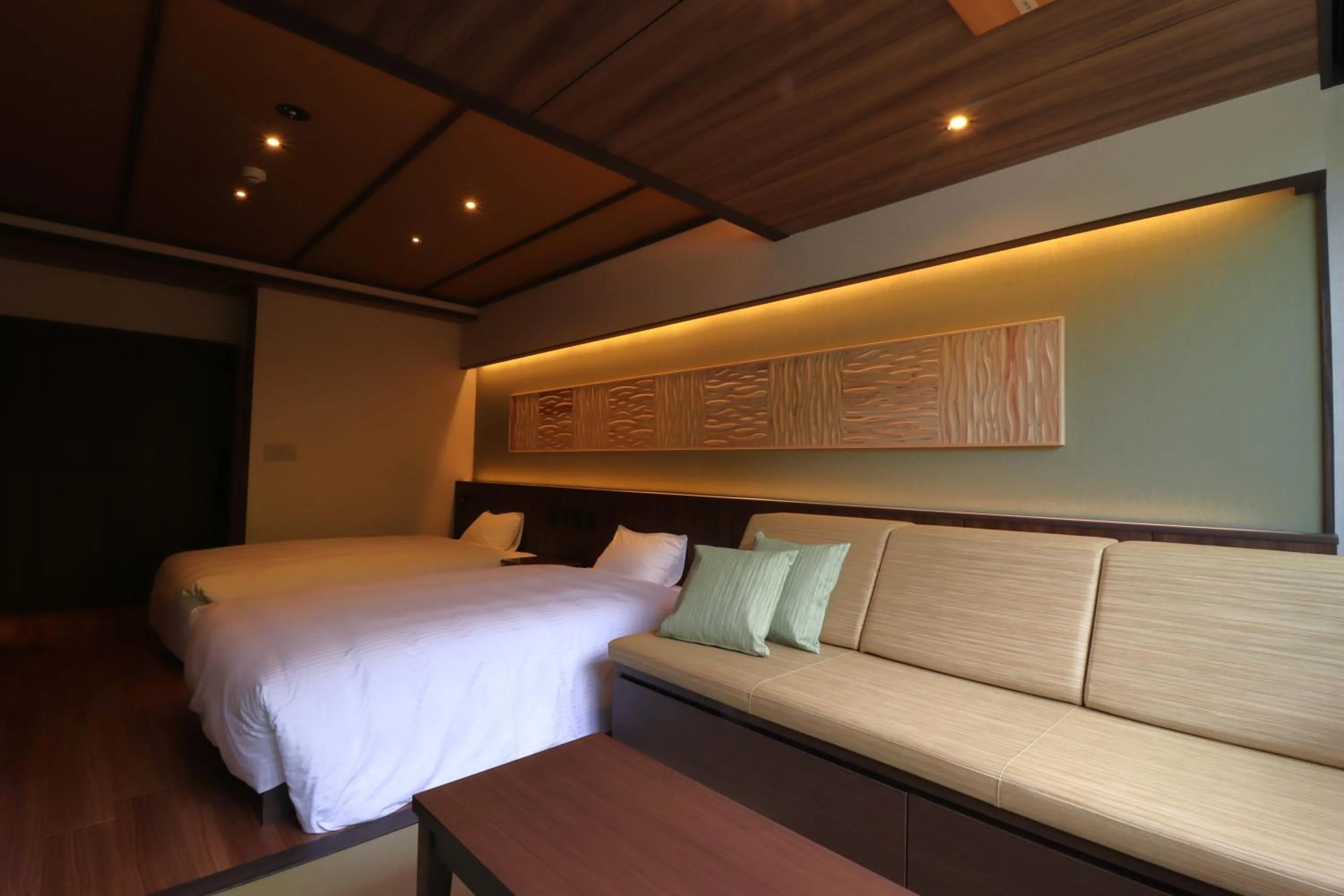 Bed in Yumoto Ueyama Ryokan