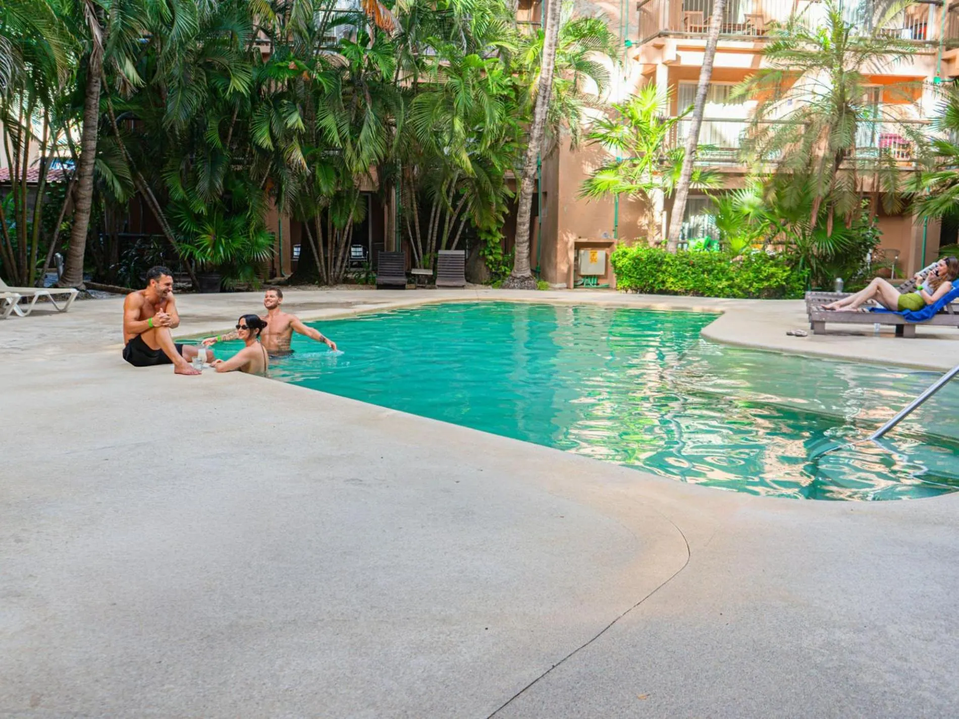Swimming pool in Tukan Hotel Playa del Carmen