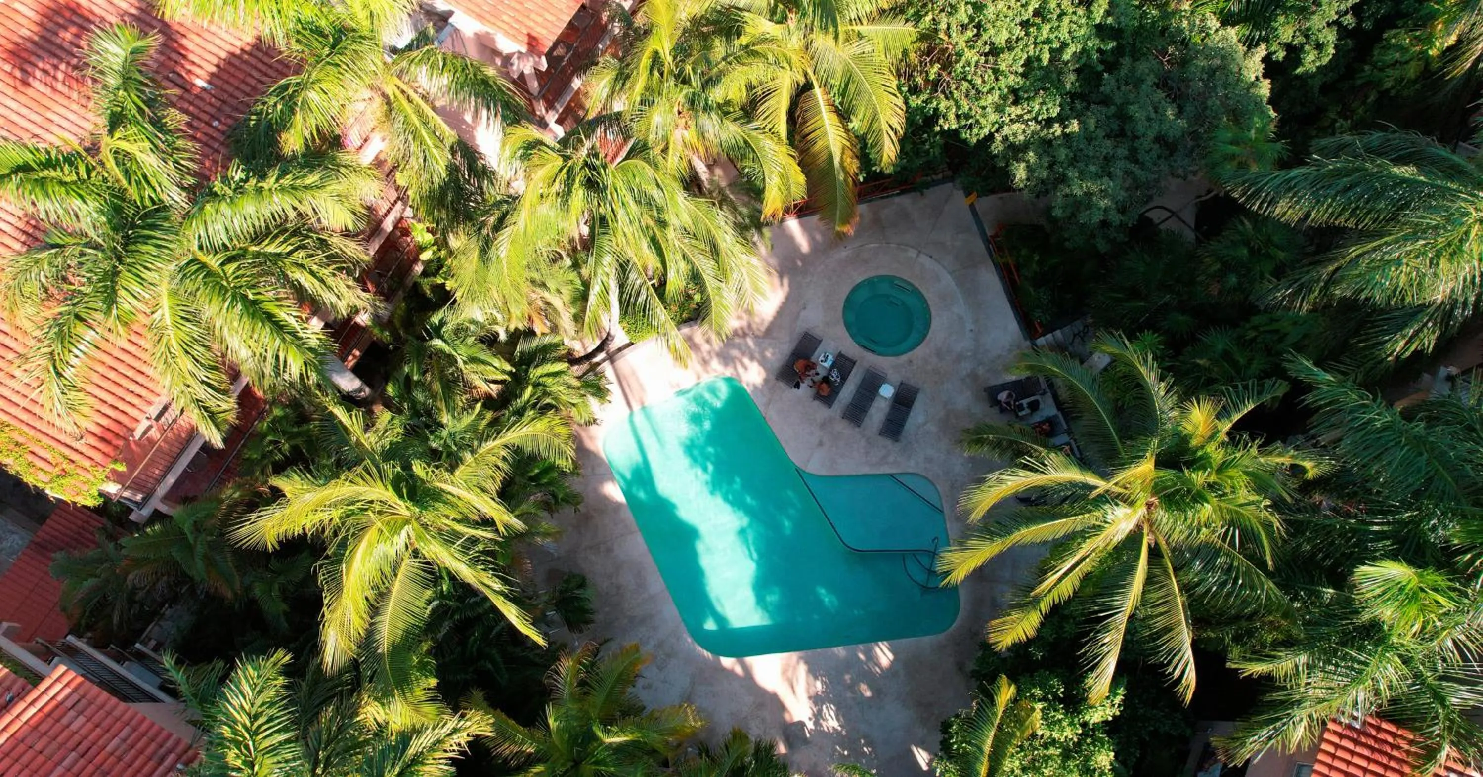 Swimming pool in Tukan Hotel Playa del Carmen