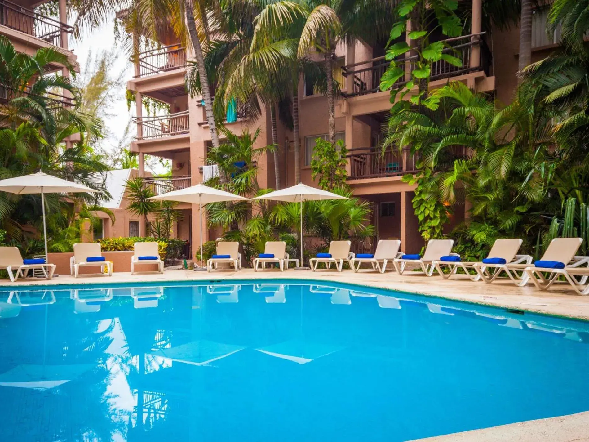 Swimming pool in Tukan Hotel Playa del Carmen Swimming pool in Tukan Hotel Playa del Carmen
