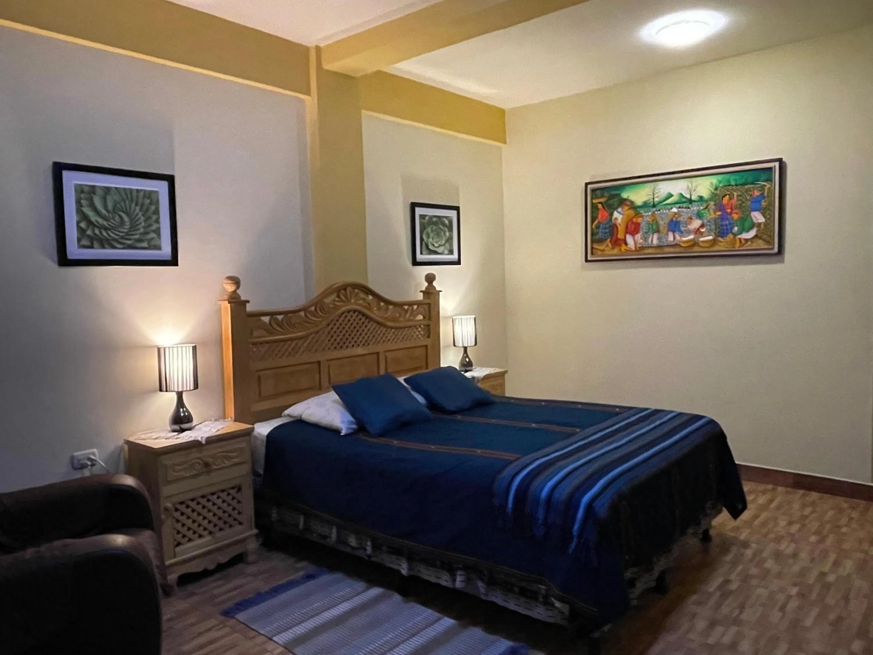Bed in Hotel-Villas JABEL TINAMIT