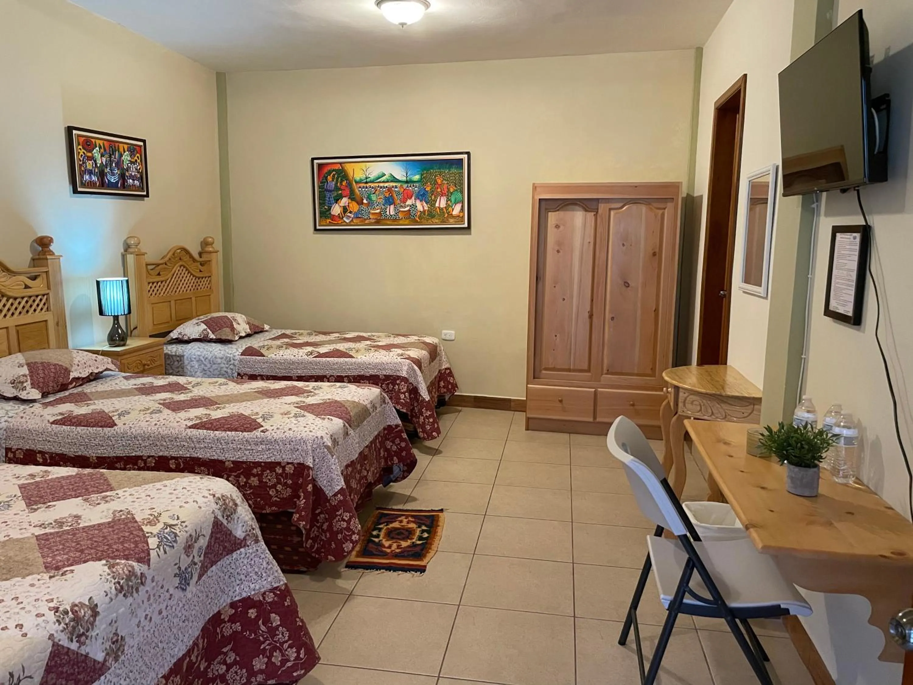 Bed in Hotel-Villas JABEL TINAMIT
