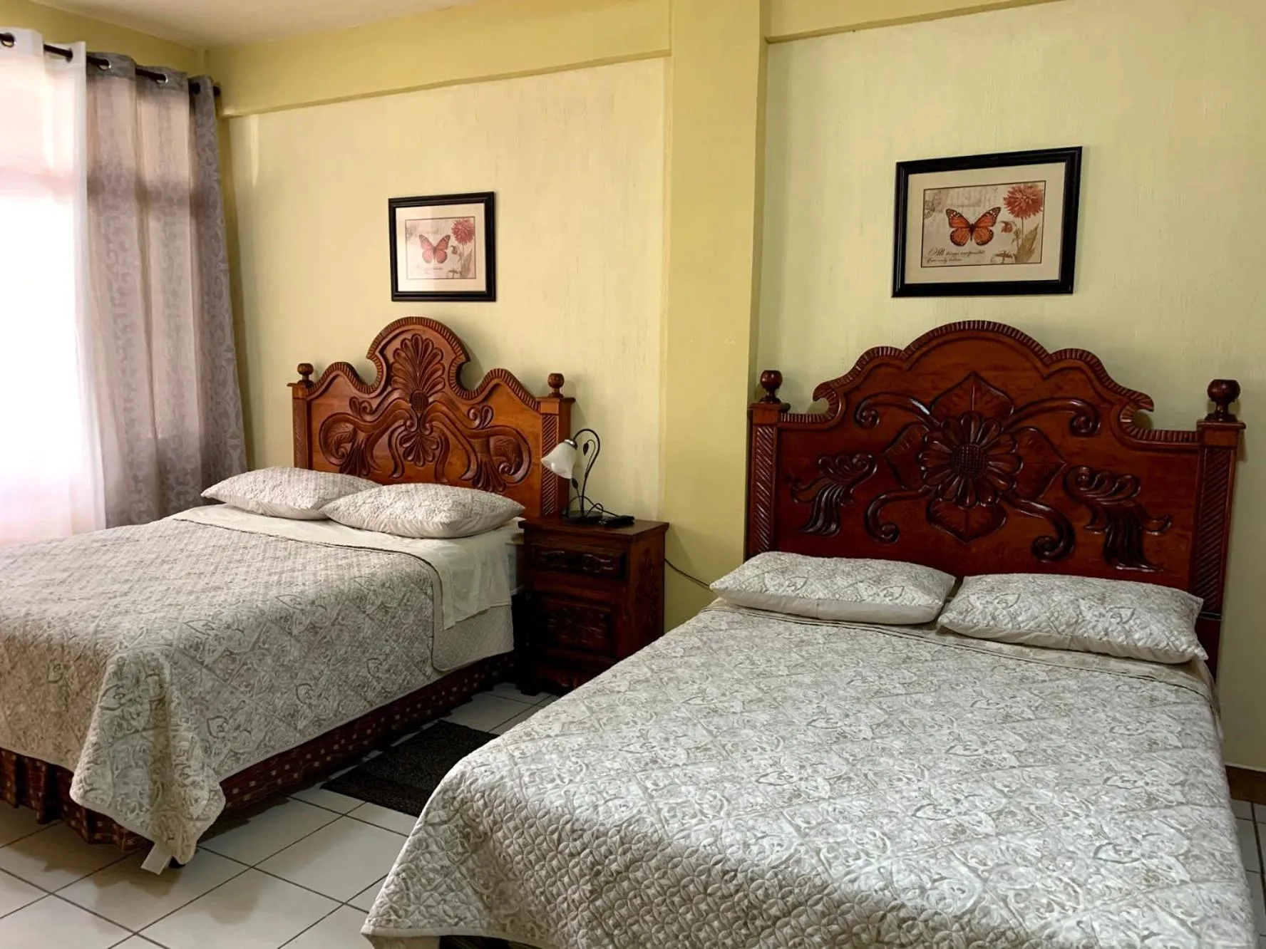 Bed in Hotel-Villas JABEL TINAMIT