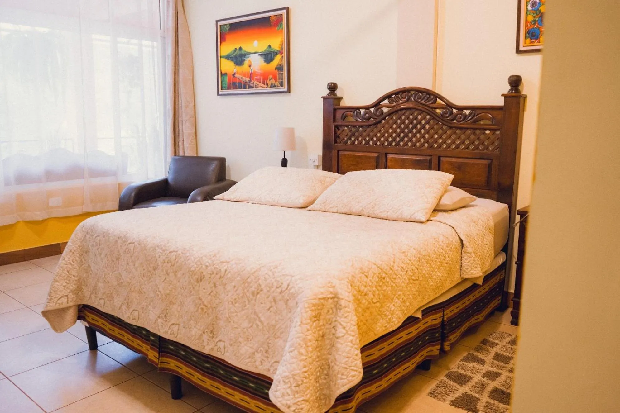 Bed in Hotel-Villas JABEL TINAMIT