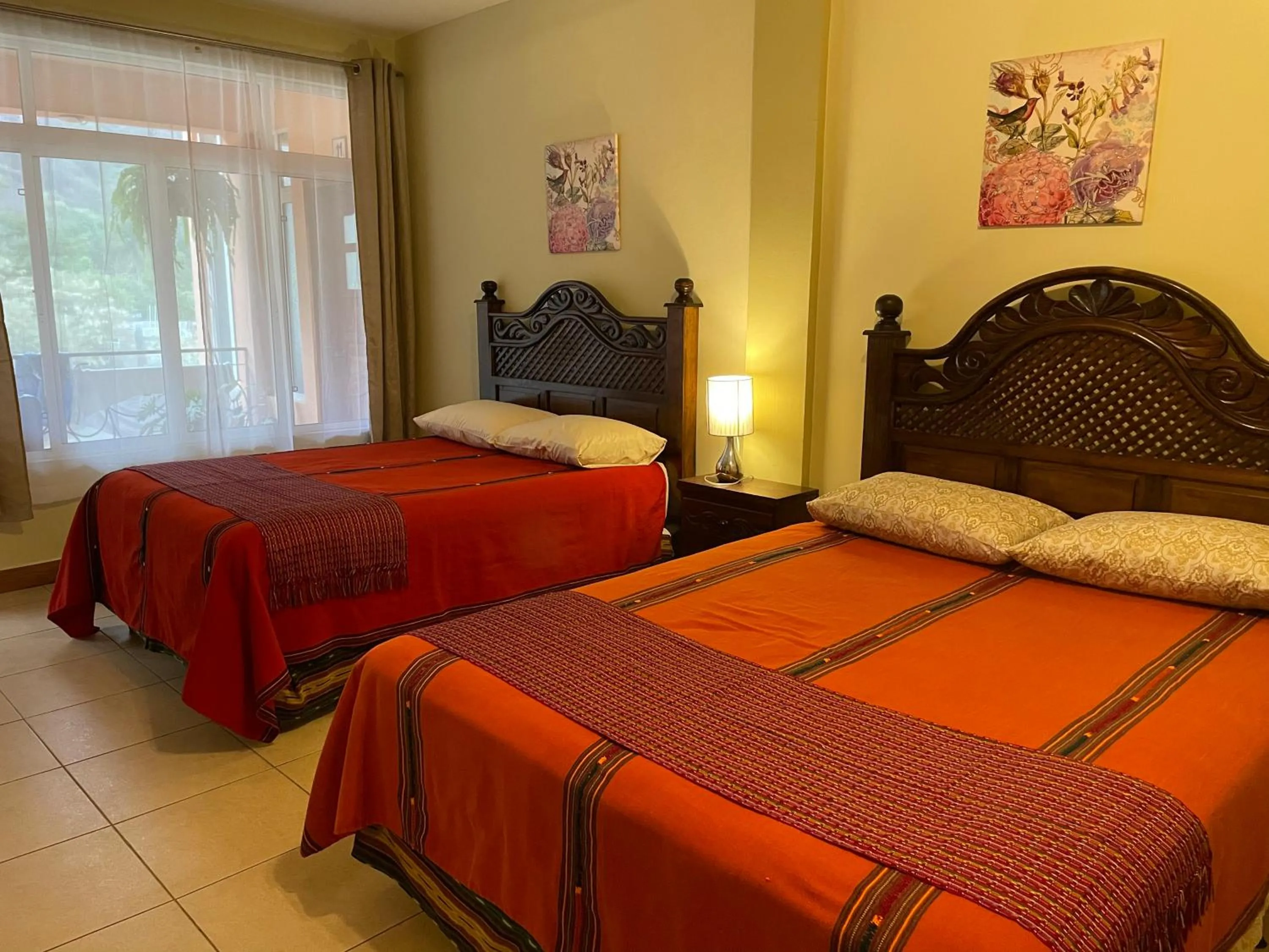 Bed in Hotel-Villas JABEL TINAMIT
