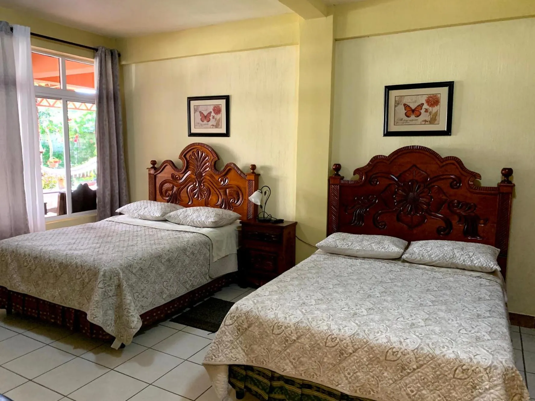 Bed in Hotel-Villas JABEL TINAMIT