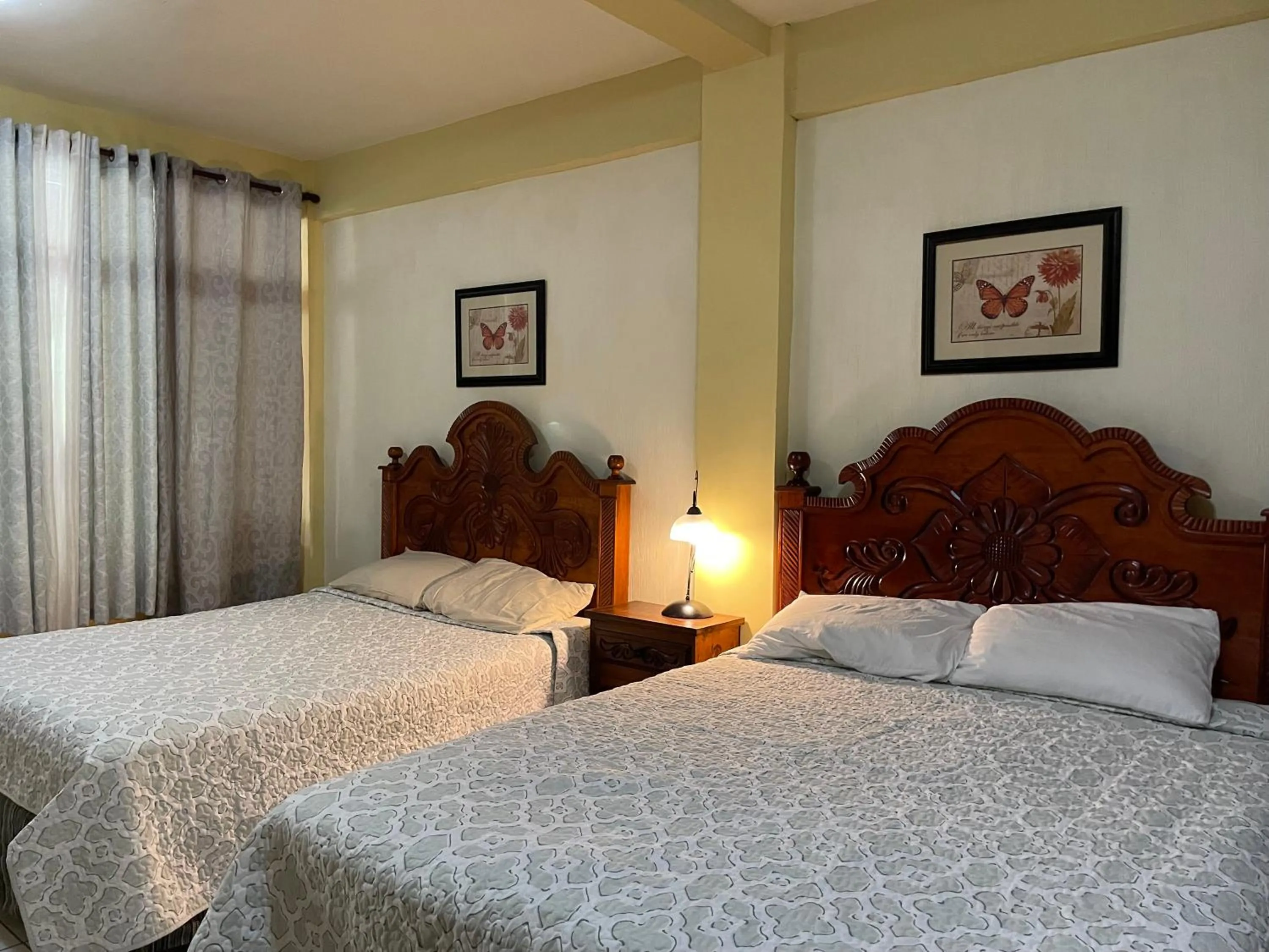 Bed in Hotel-Villas JABEL TINAMIT
