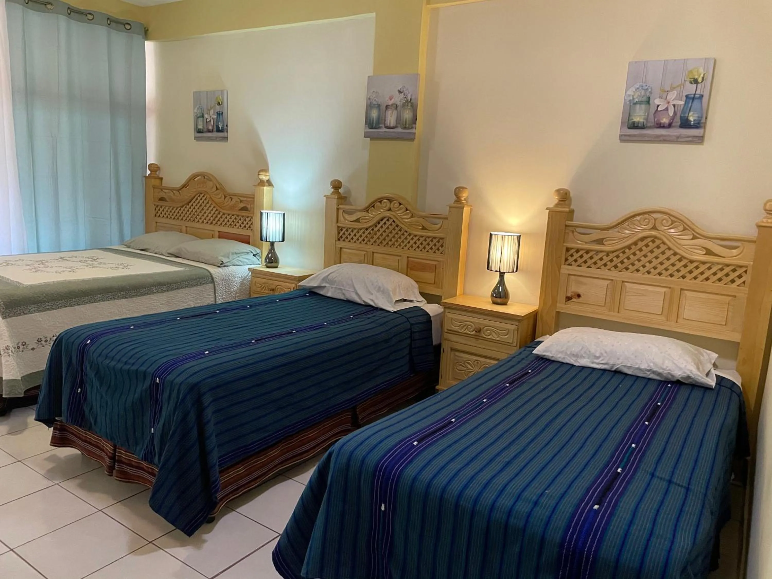 Bed in Hotel-Villas JABEL TINAMIT