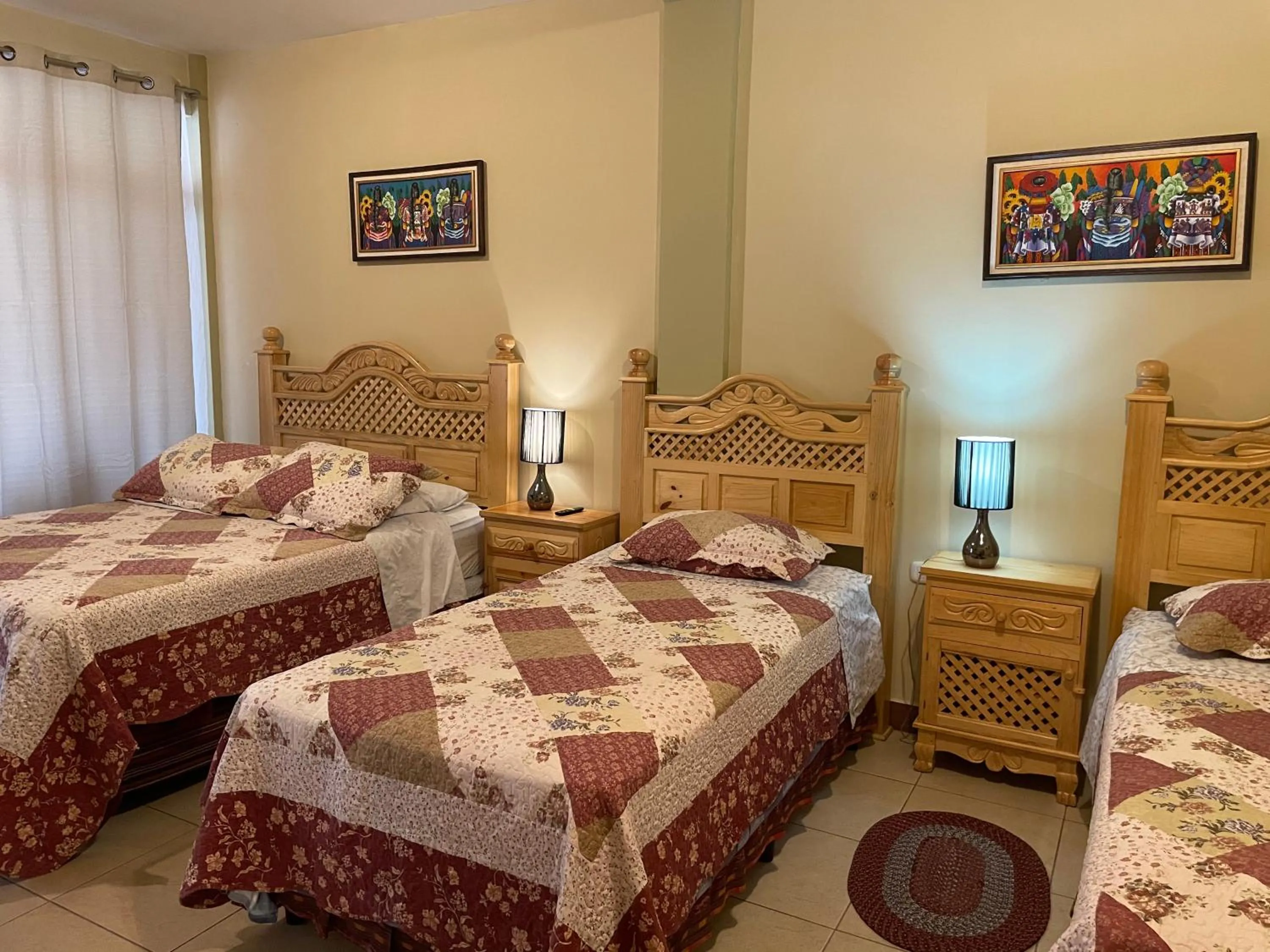 Bed in Hotel-Villas JABEL TINAMIT