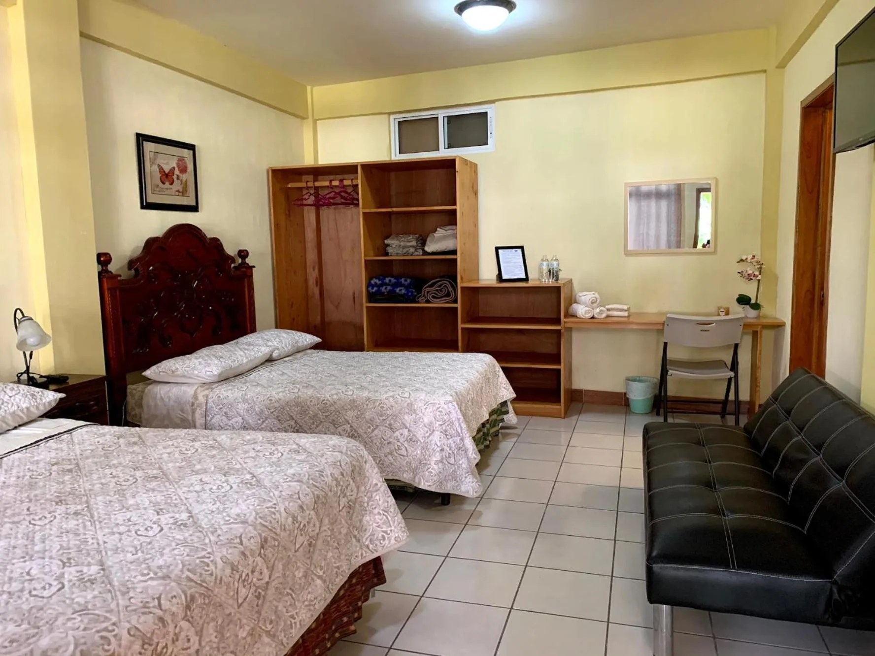 Bed in Hotel-Villas JABEL TINAMIT